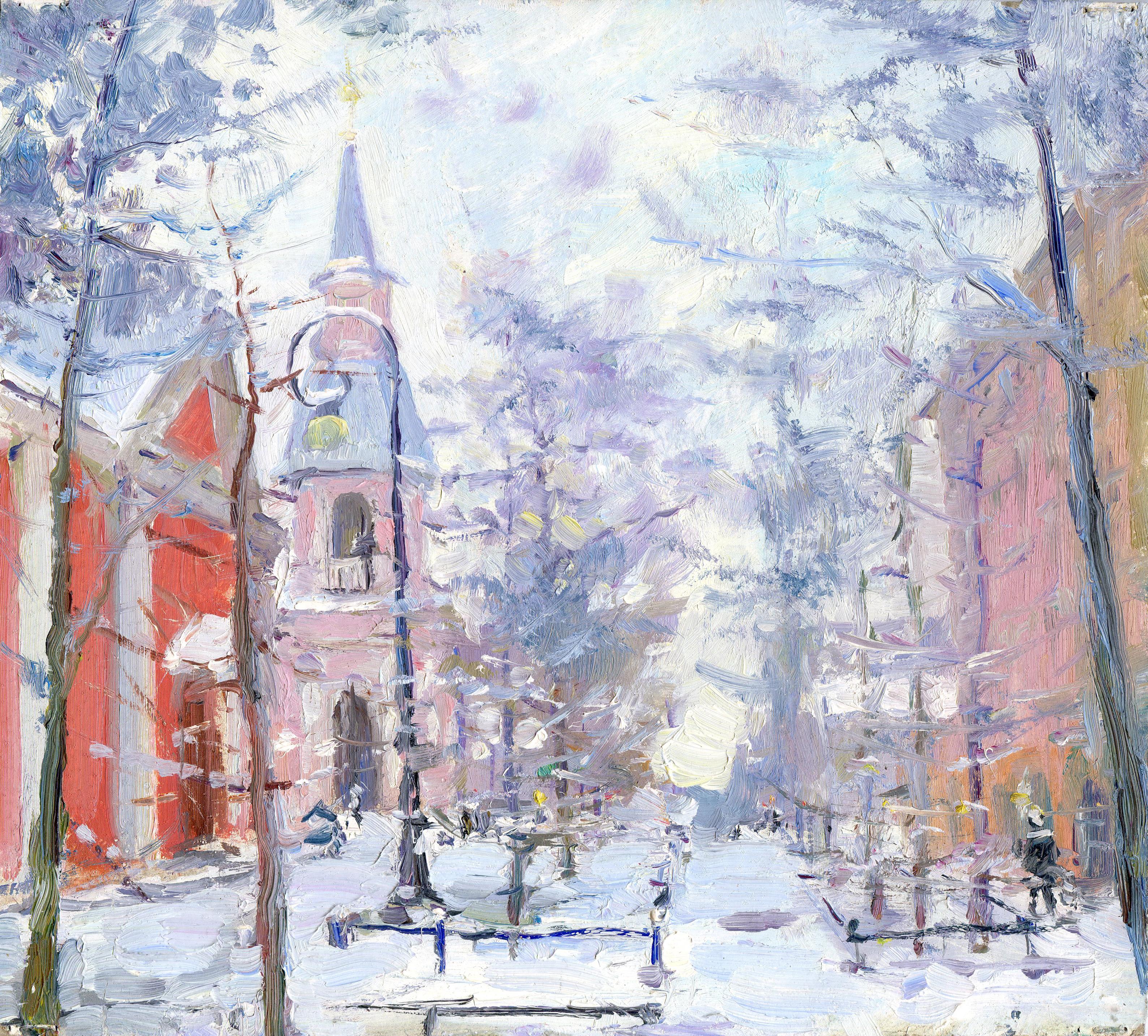 Winter's Tale. Original modern art painting