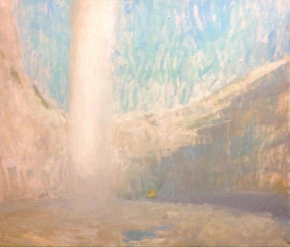 Rainbow. Original modern art painting