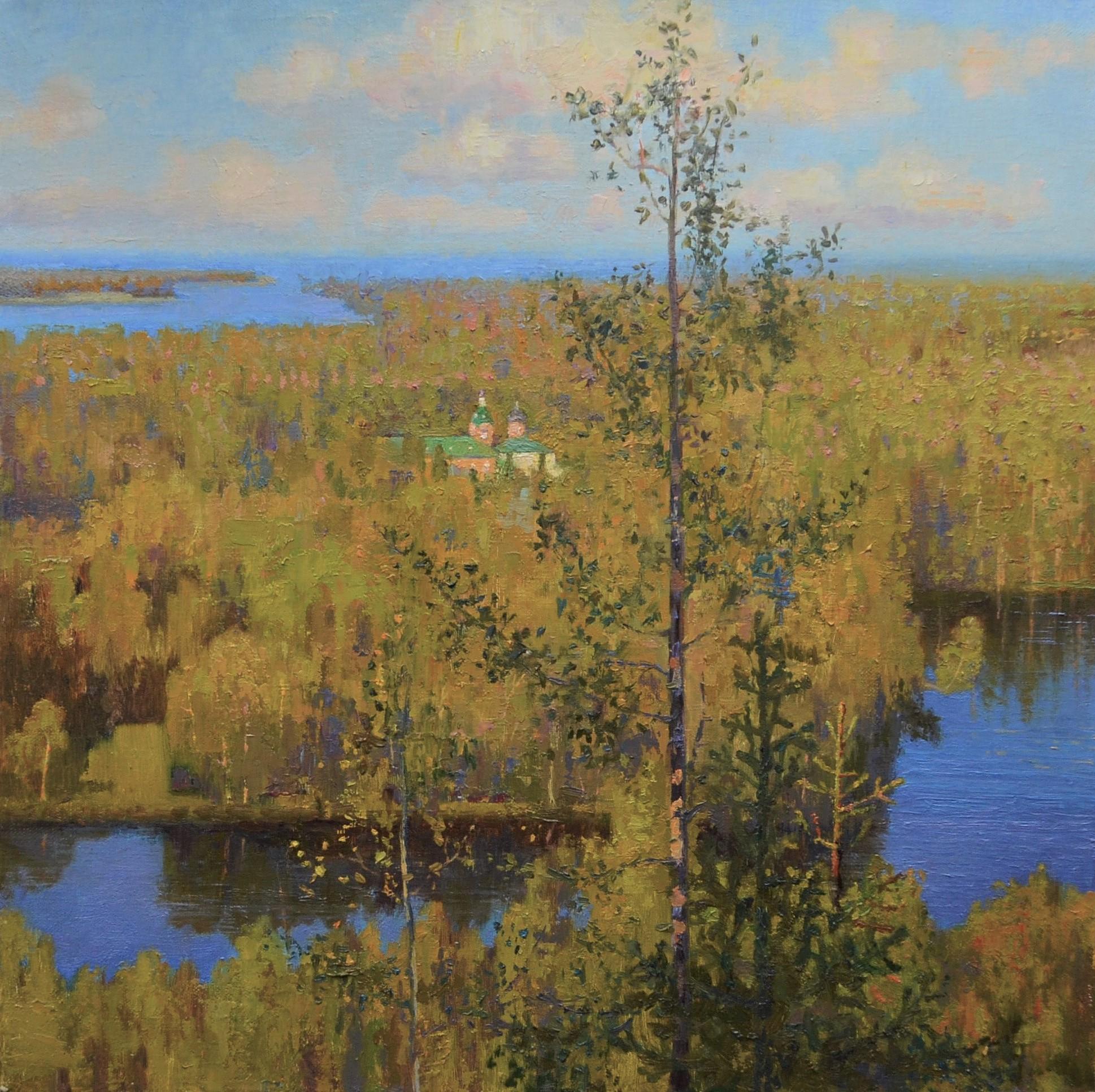 Solovki. Original modern art painting