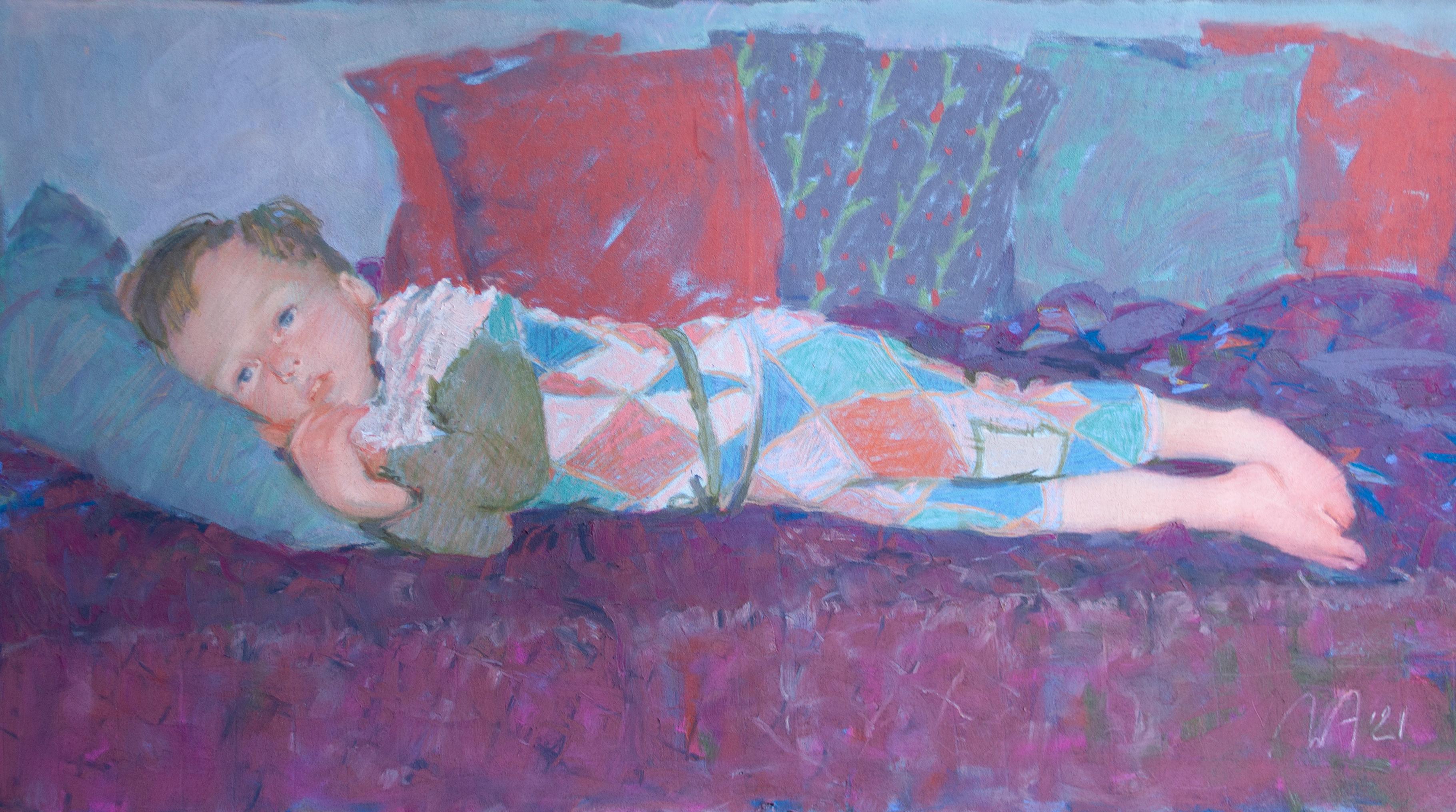 Левушка. Original modern art painting