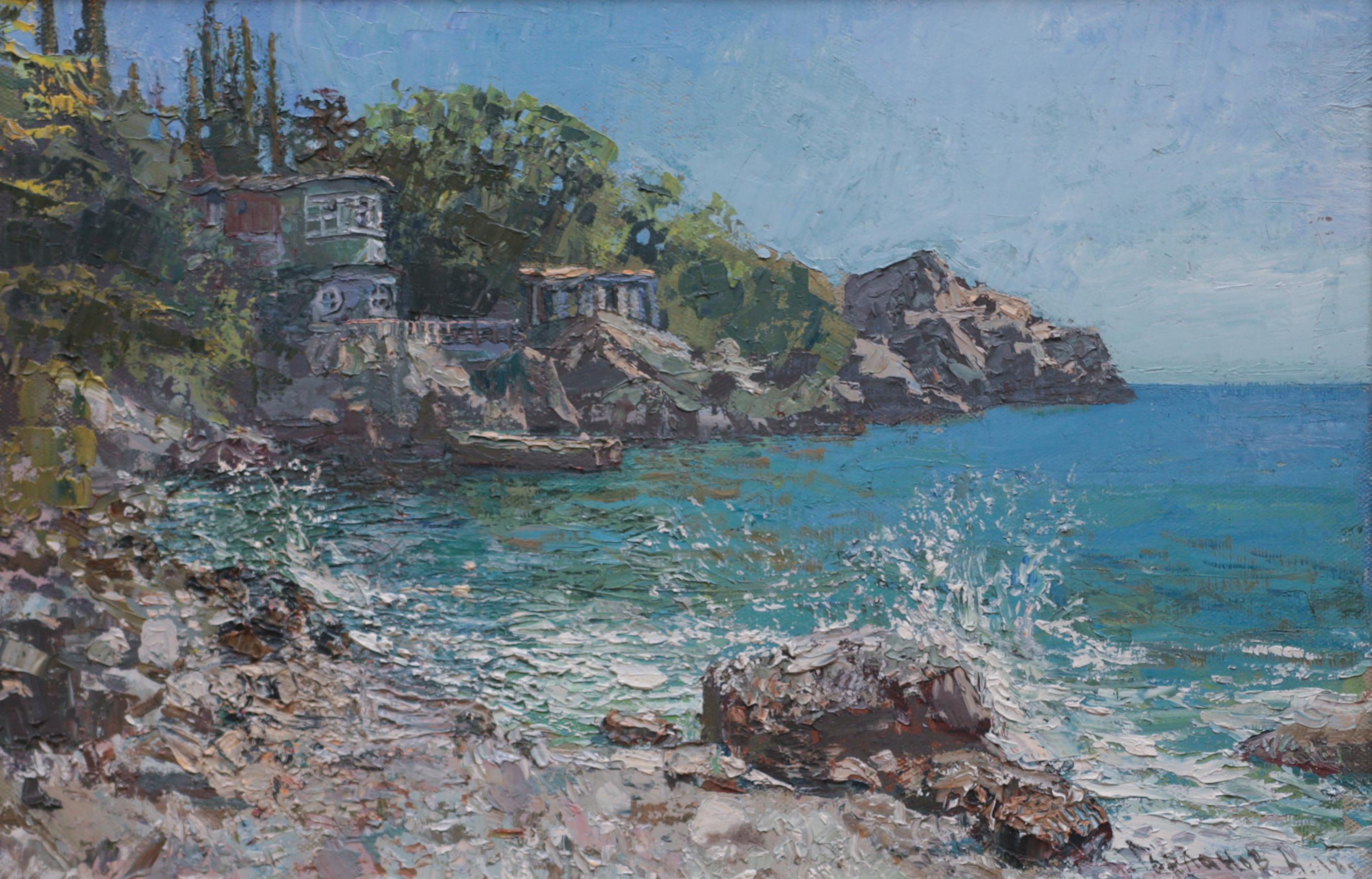 Алупка. Дом бакенщика. Original modern art painting