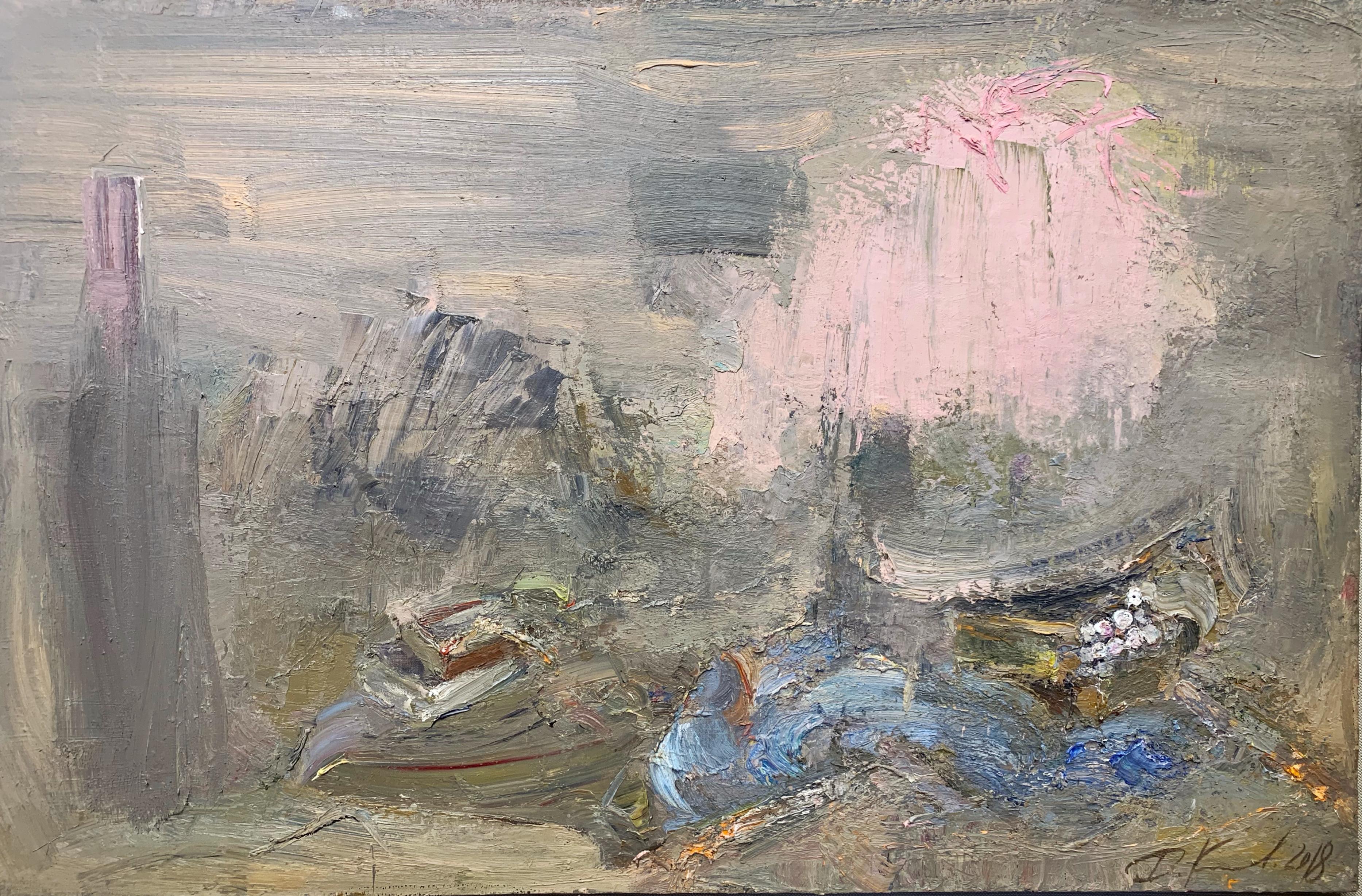 A beach . Original modern art painting