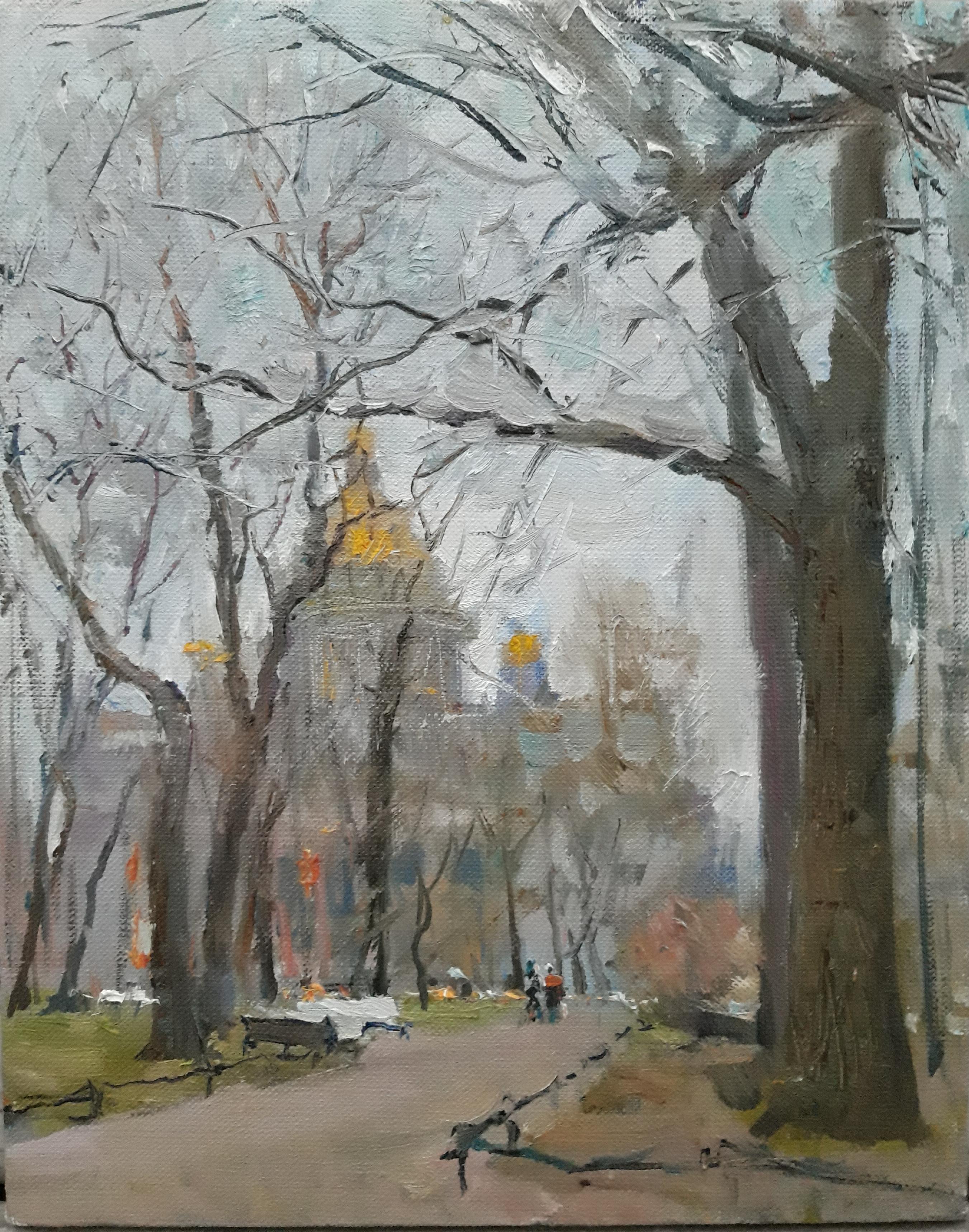 Тропинка. Original modern art painting