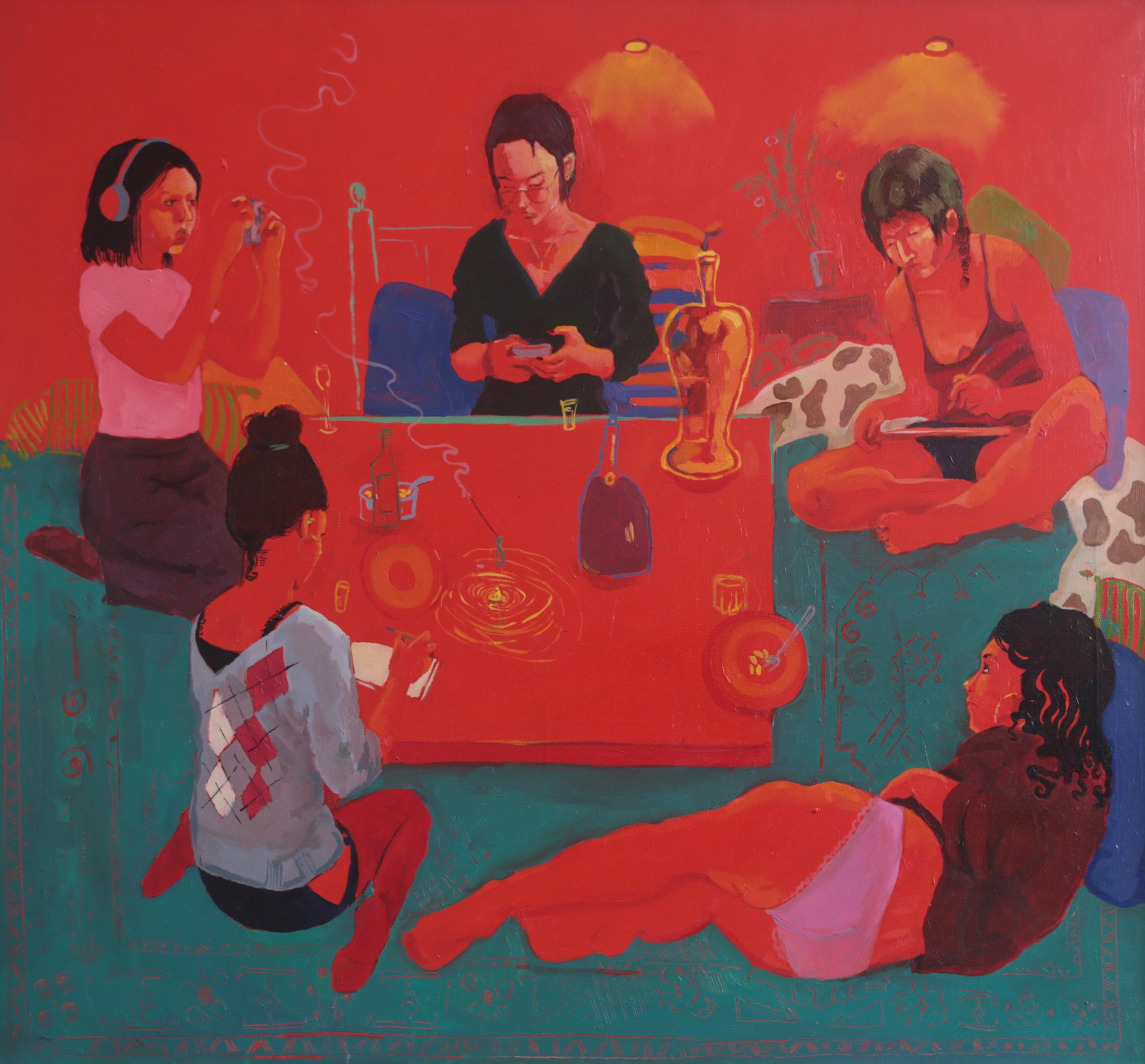 -. Original modern art painting