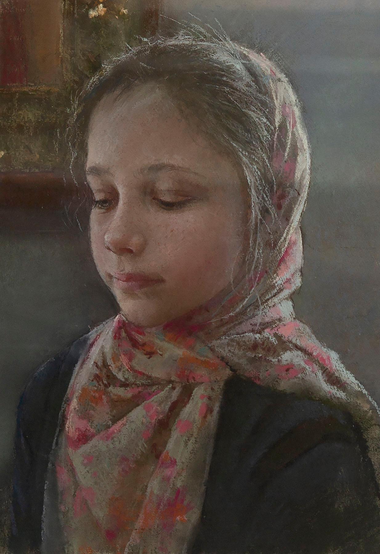 Pray. Original modern art painting