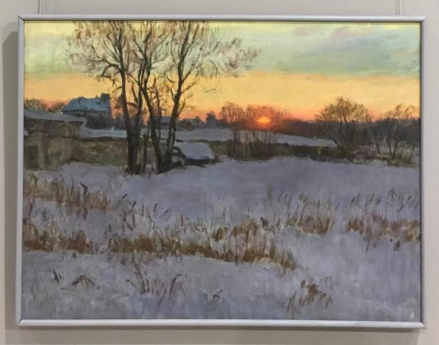 «Sunset in Sortavala»,Bai Yu. Original modern art painting