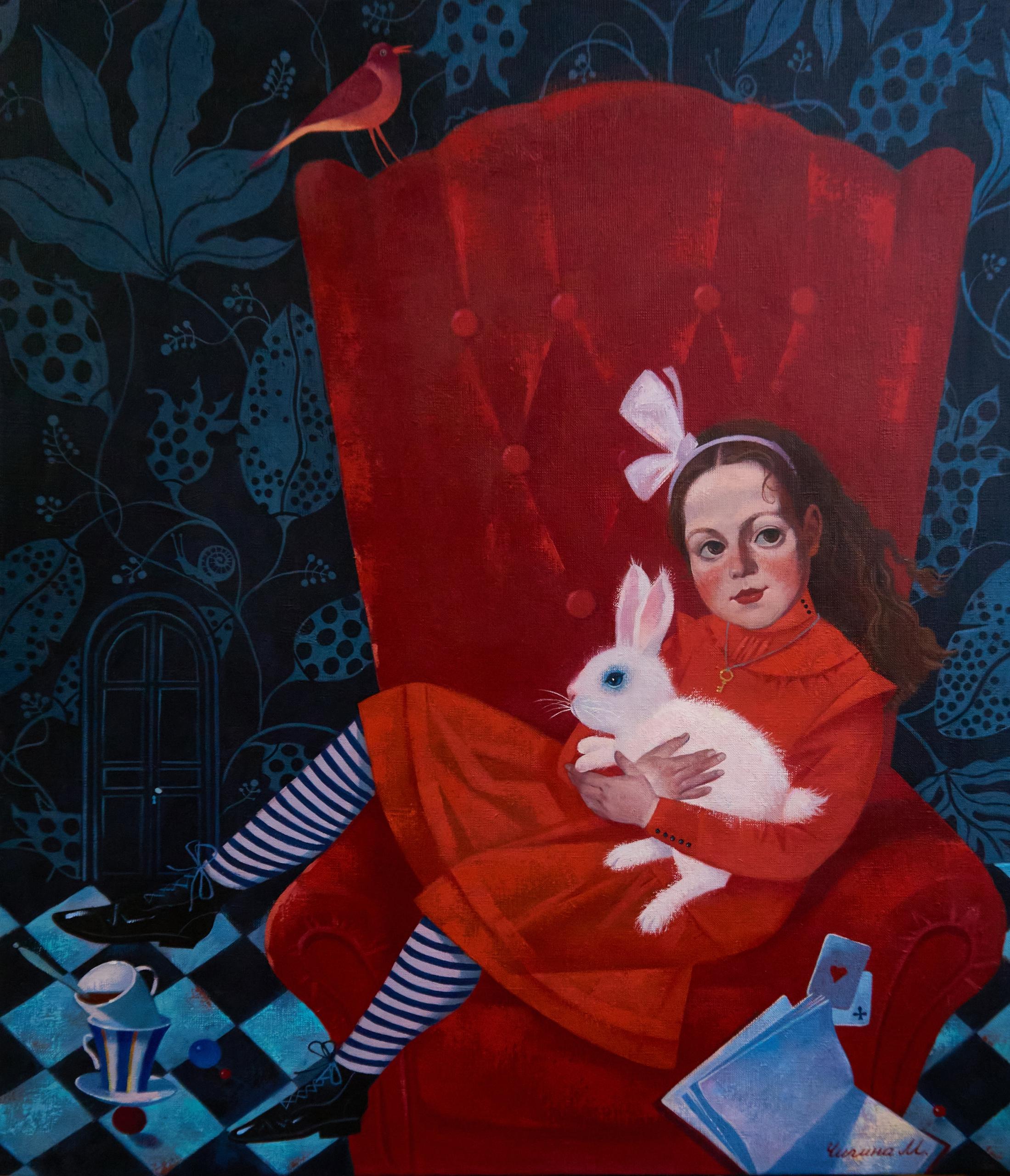 You can't run away from me . Original modern art painting