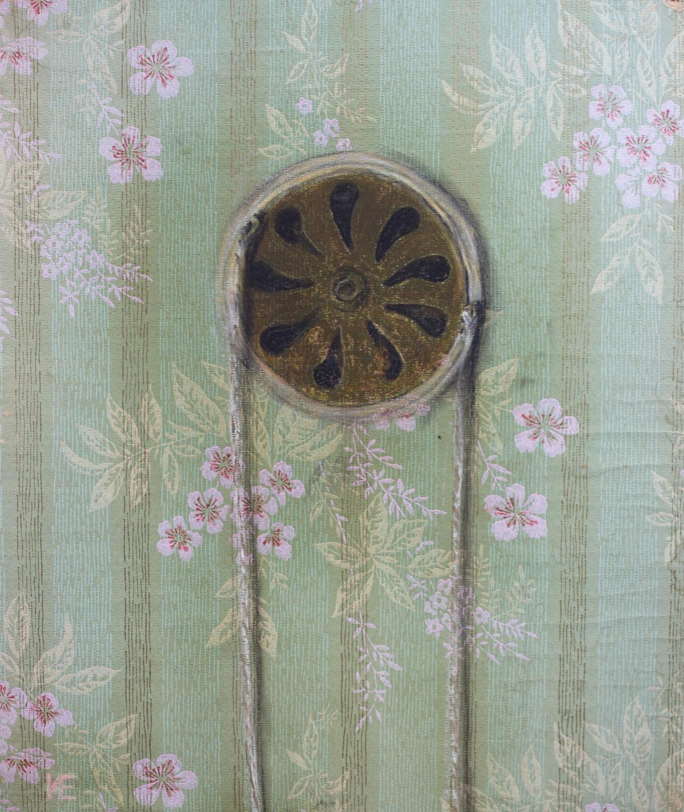 Ventilation.Series forgotten things. Original modern art painting