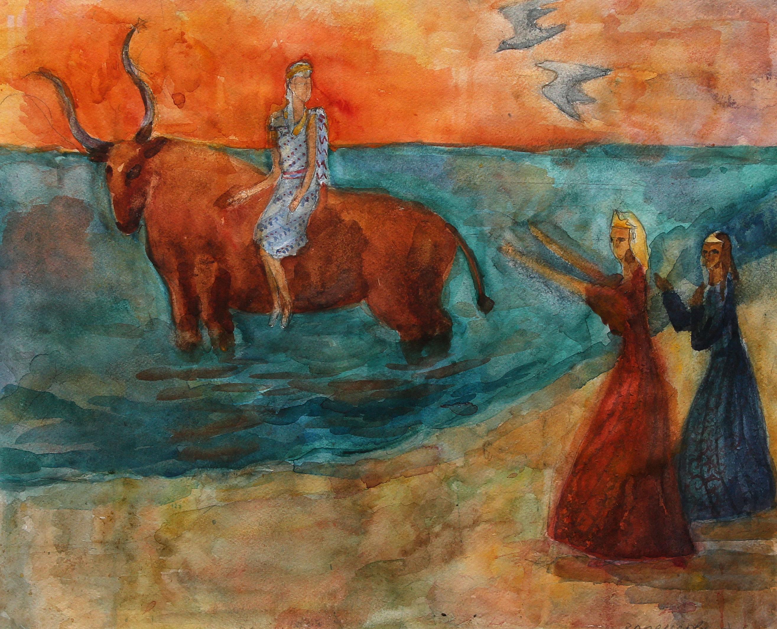 Валеулов а. Original modern art painting