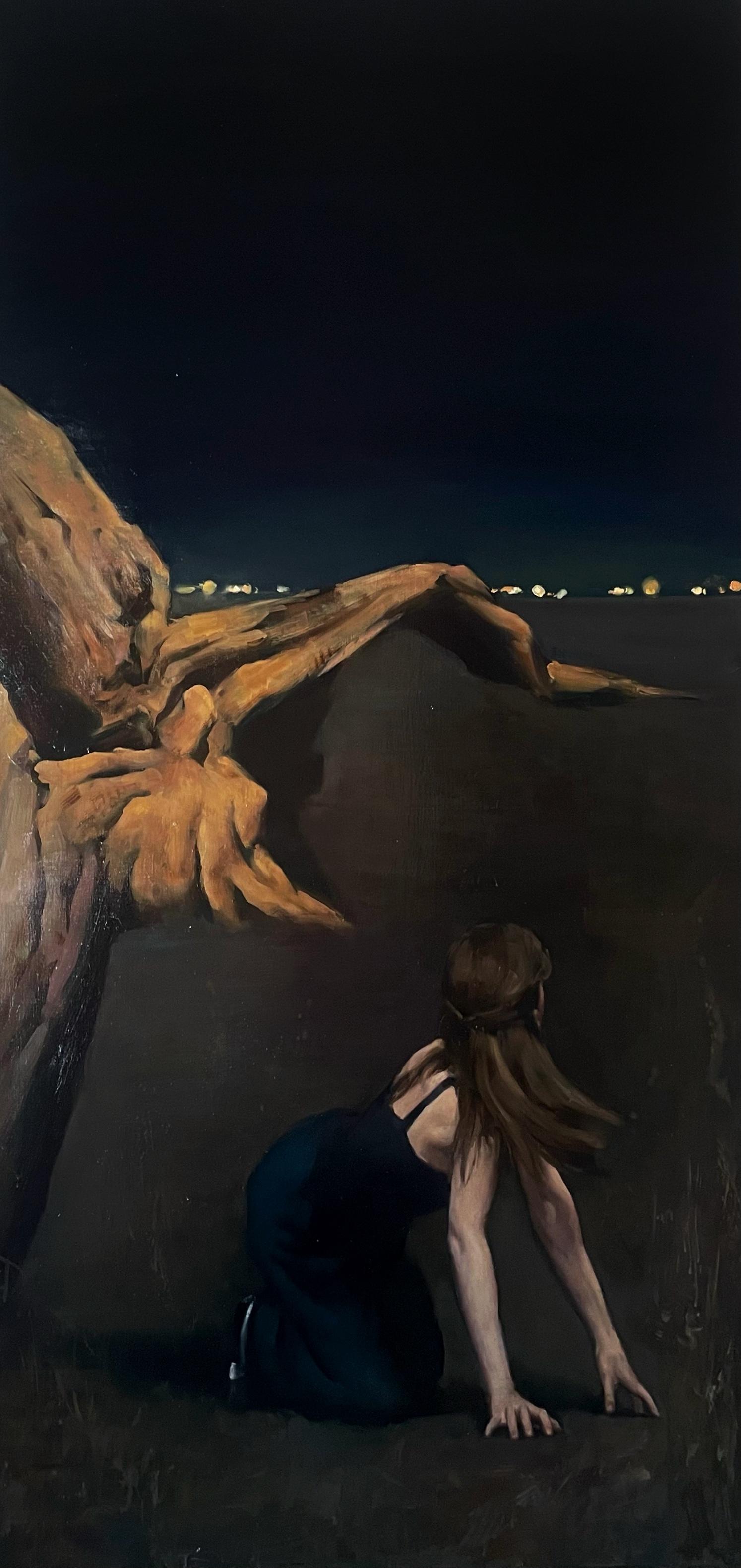 Hydra. Original modern art painting