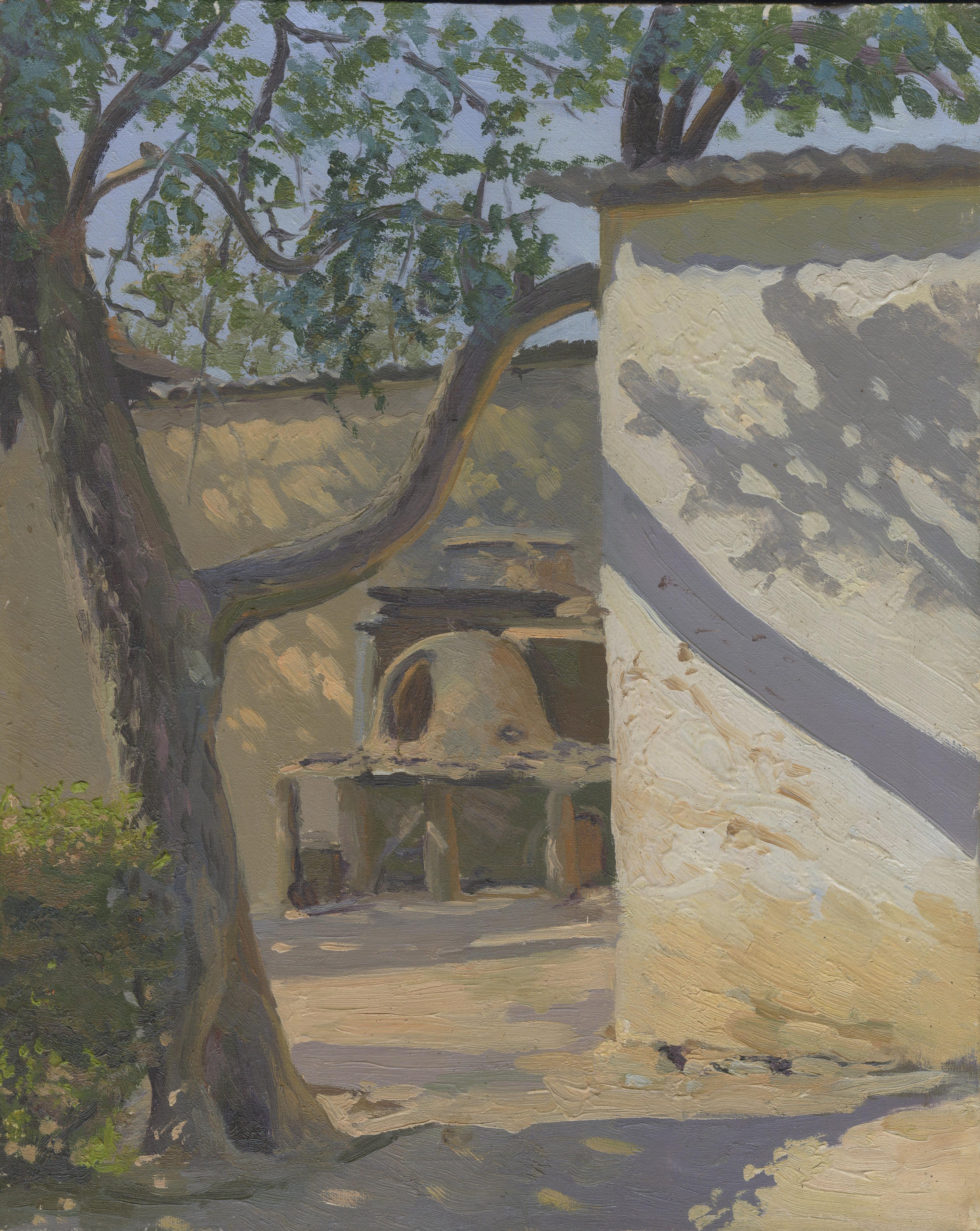 Бабушкин тандыр. Original modern art painting