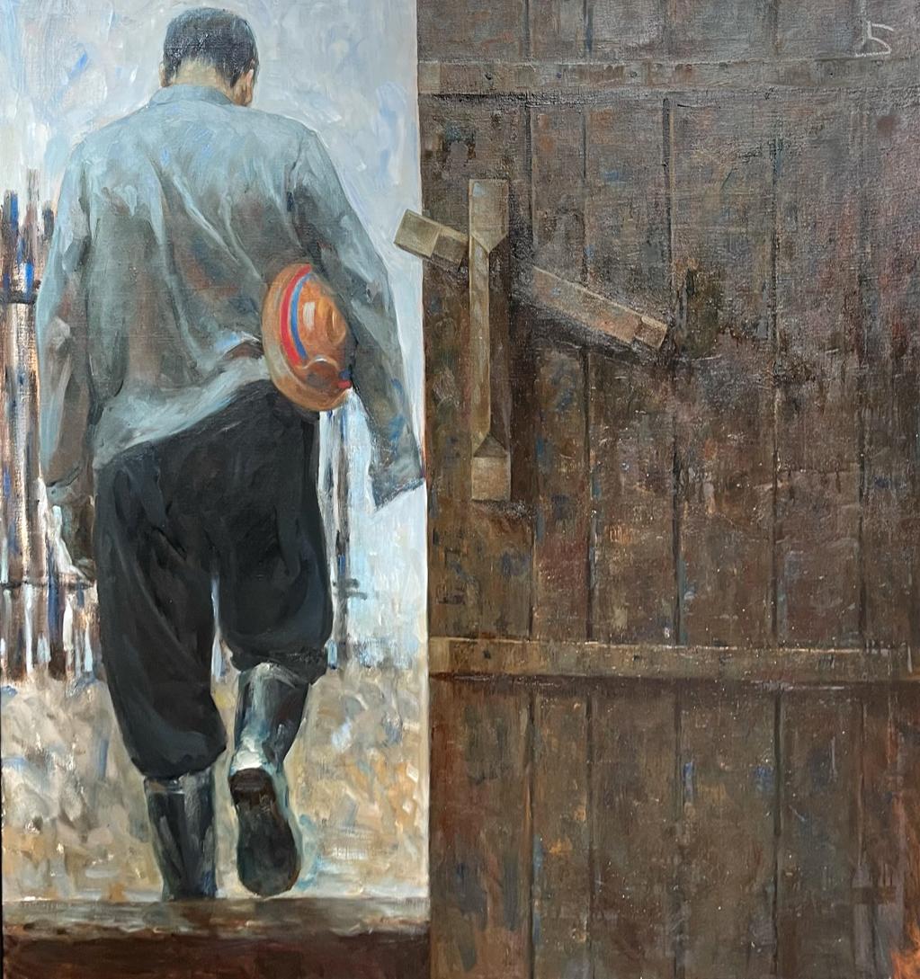 Ни Дэчжоу. Original modern art painting