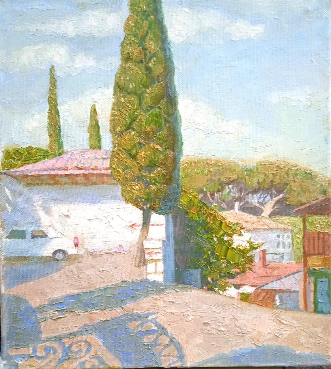 Алупка. Original modern art painting