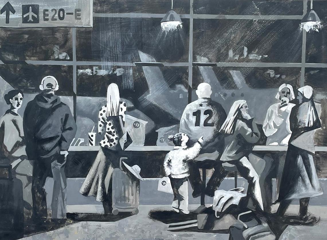 Spitza M. Original modern art painting