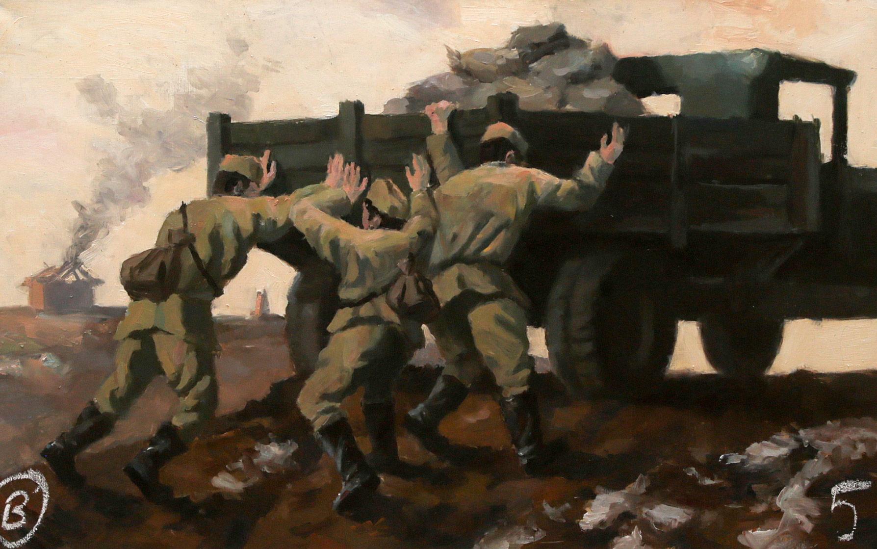 Davidov  M. Original modern art painting