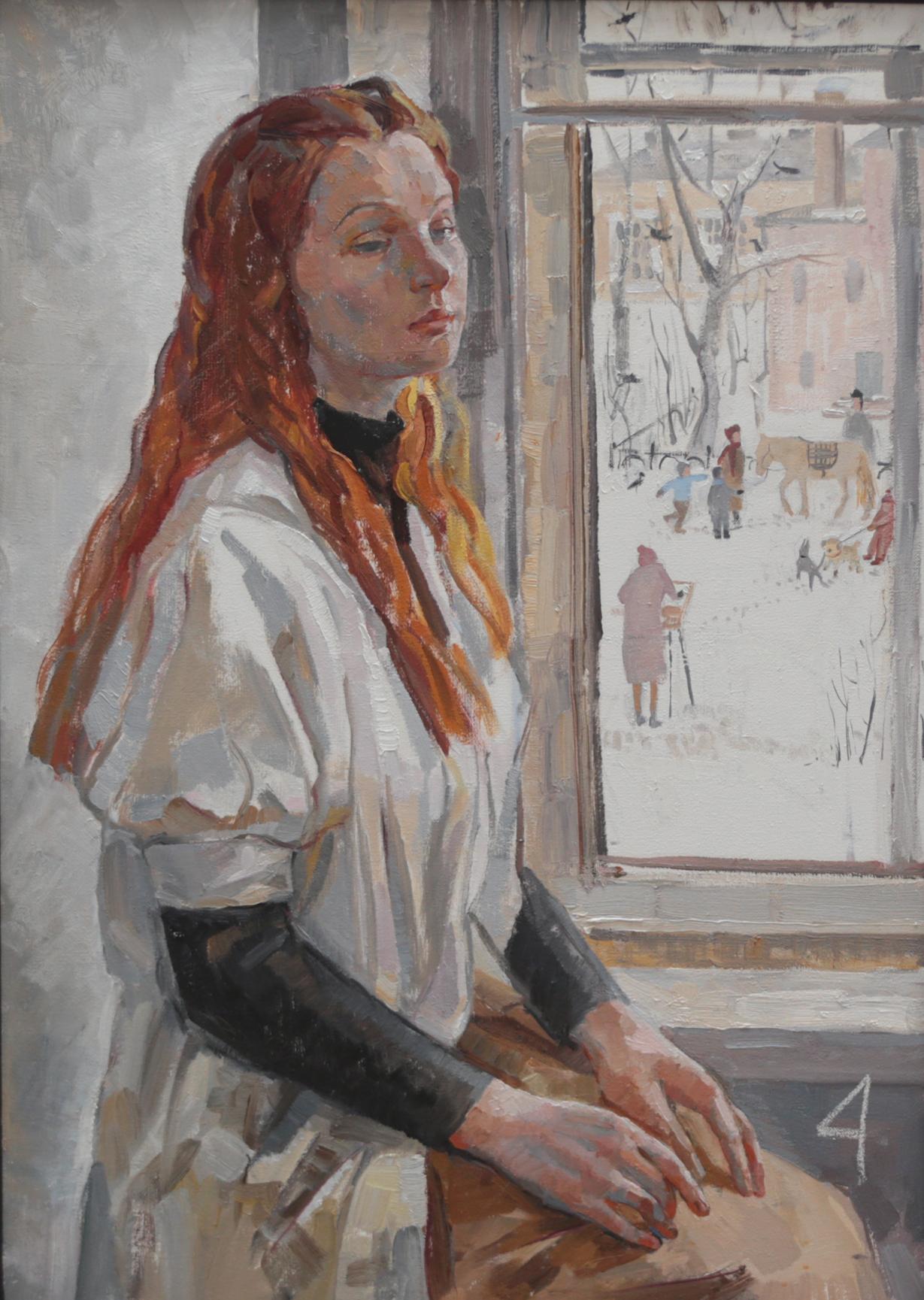 Донбай в. Original modern art painting