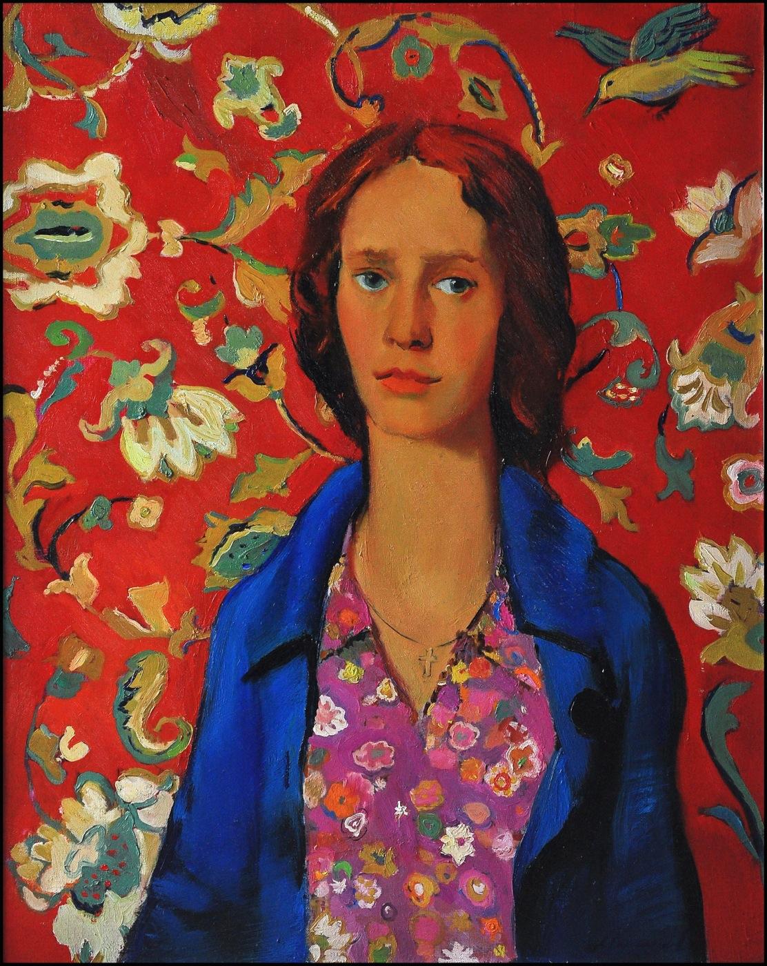 "Galya的肖像". Original modern art painting