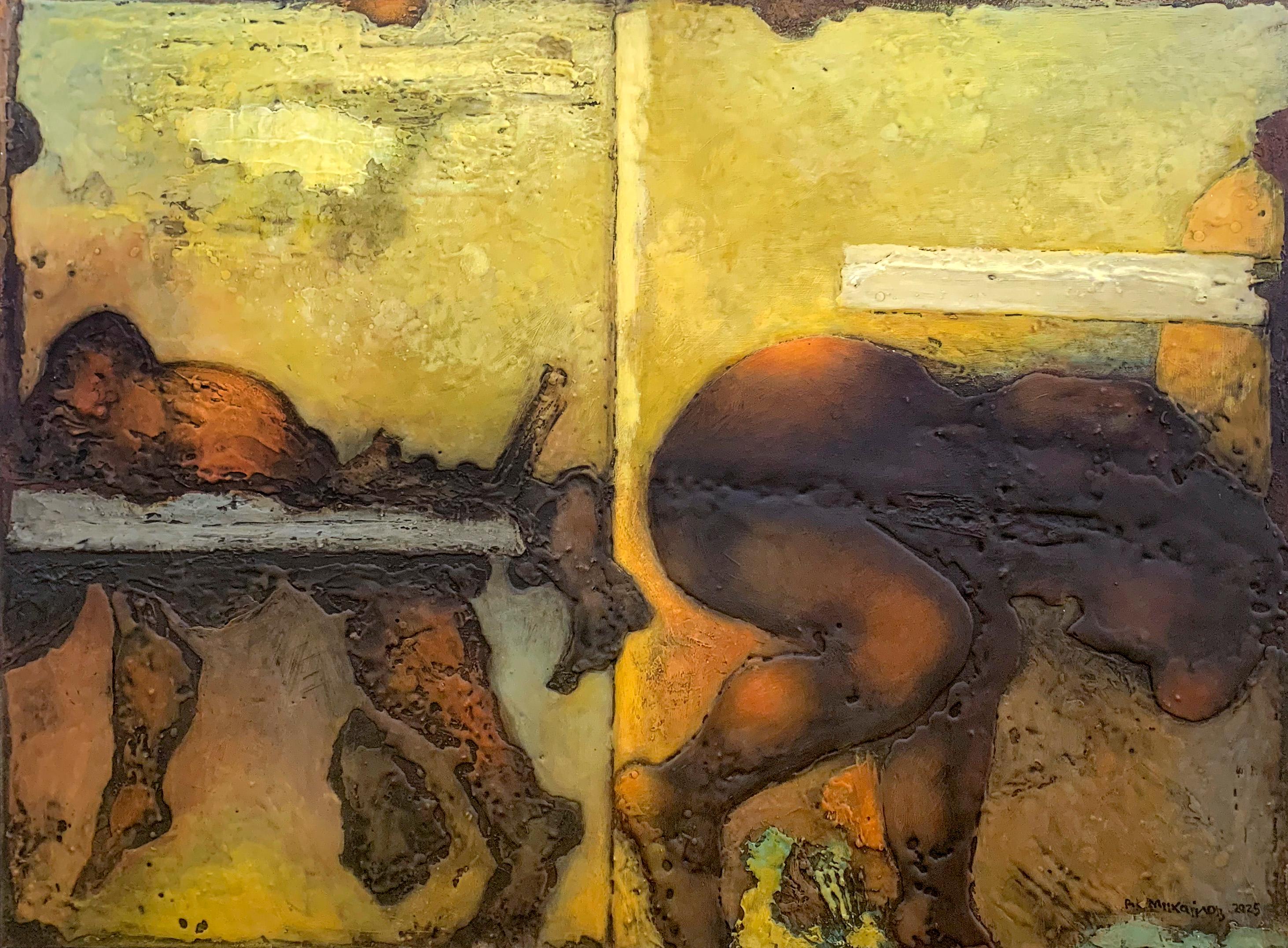 Купальщицы. Original modern art painting
