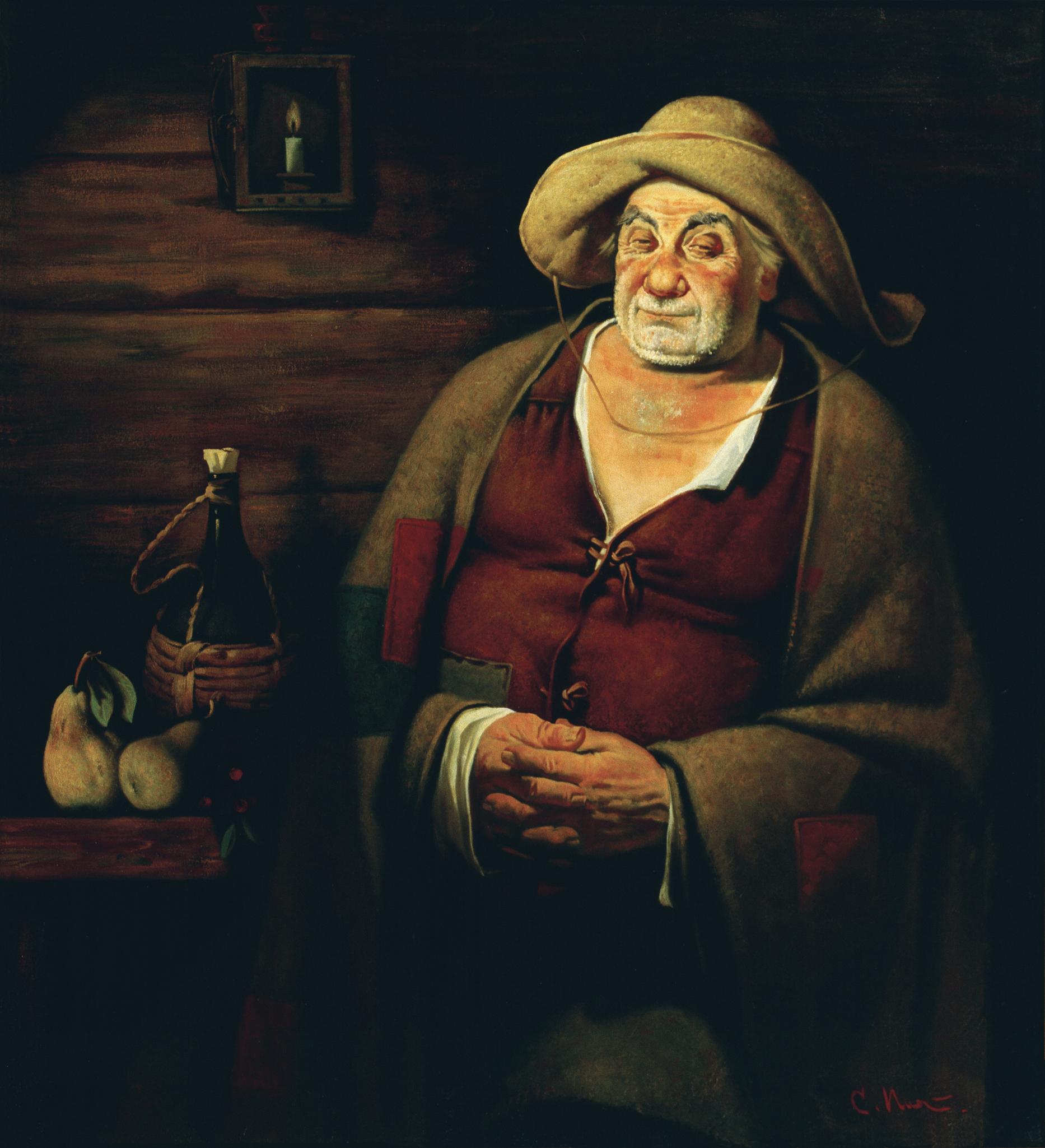 Санчо Панса. Original modern art painting
