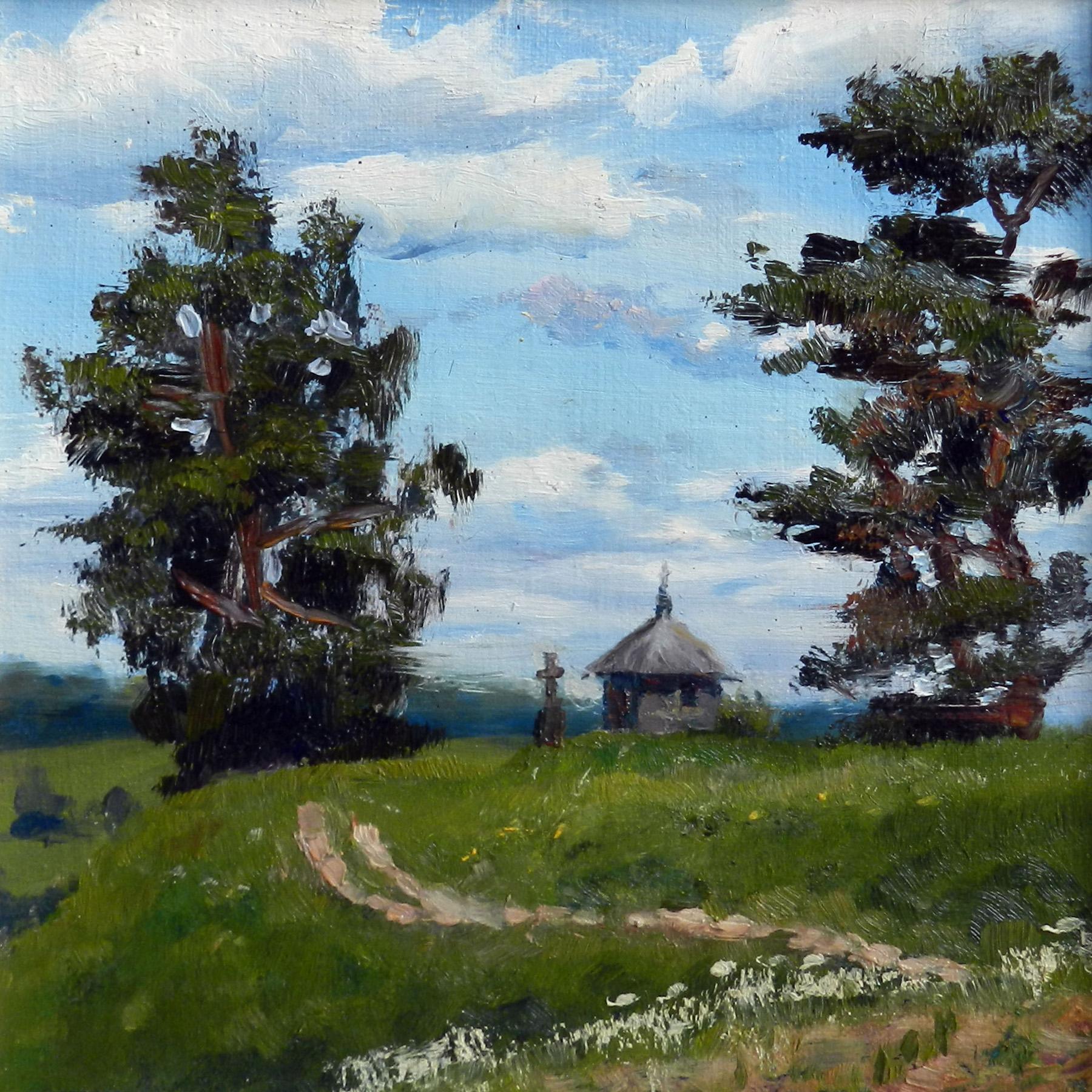 Савкина гора. Original modern art painting