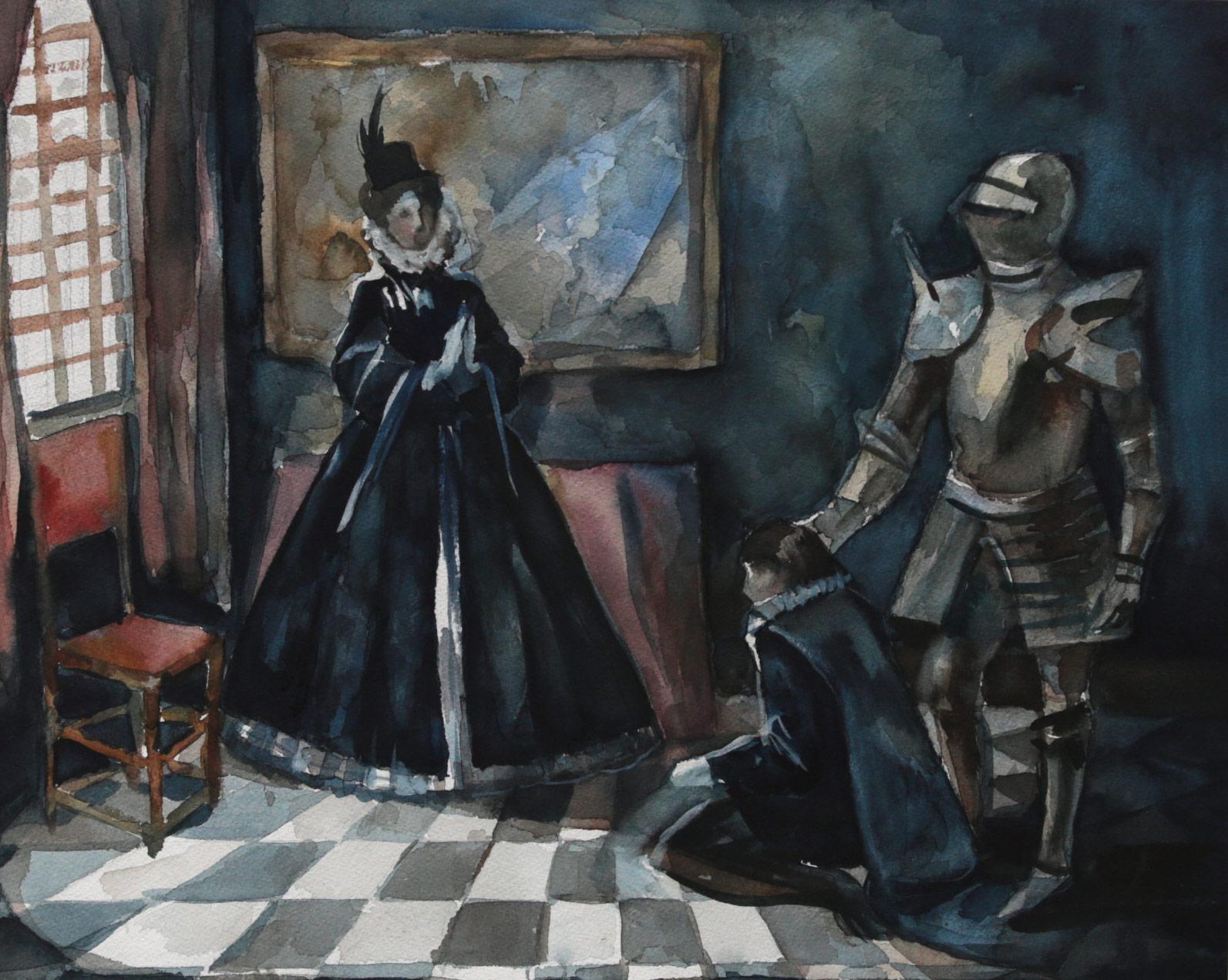 Lazareva T. Original modern art painting
