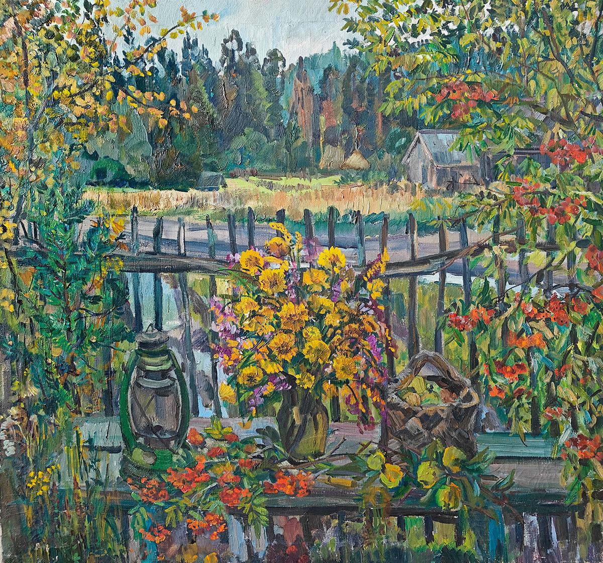 After the rain 2011. Original modern art painting