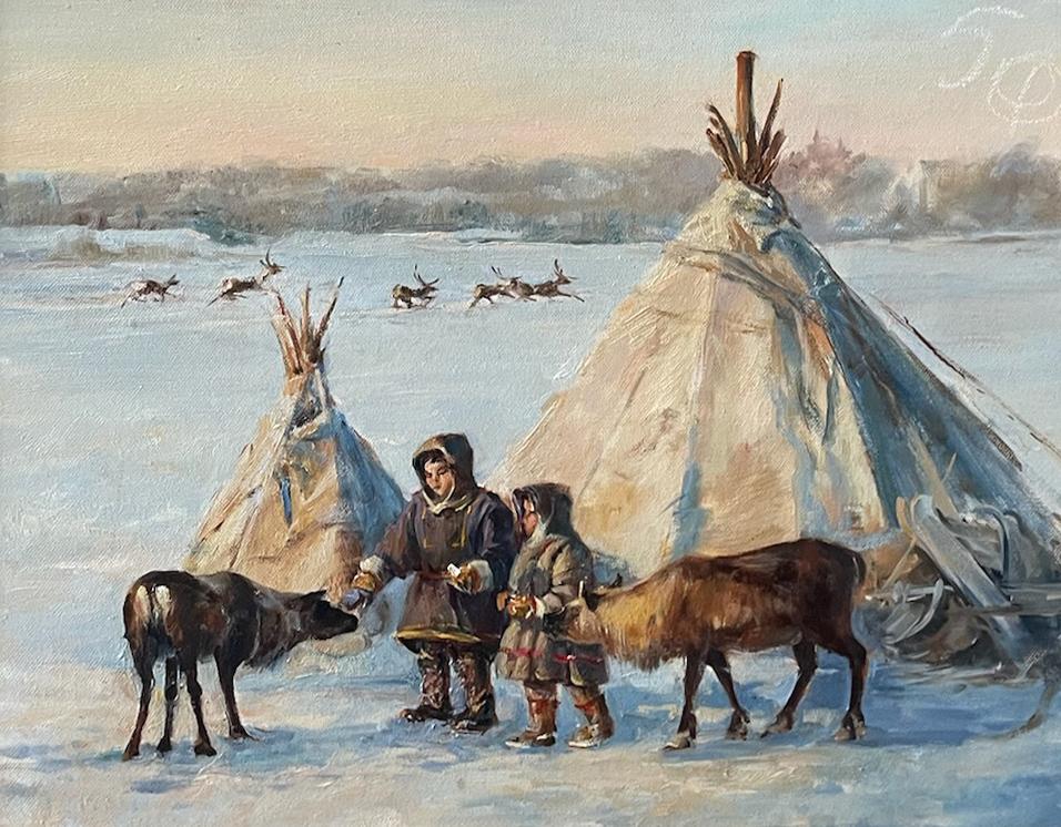 Krivichanina M. Original modern art painting