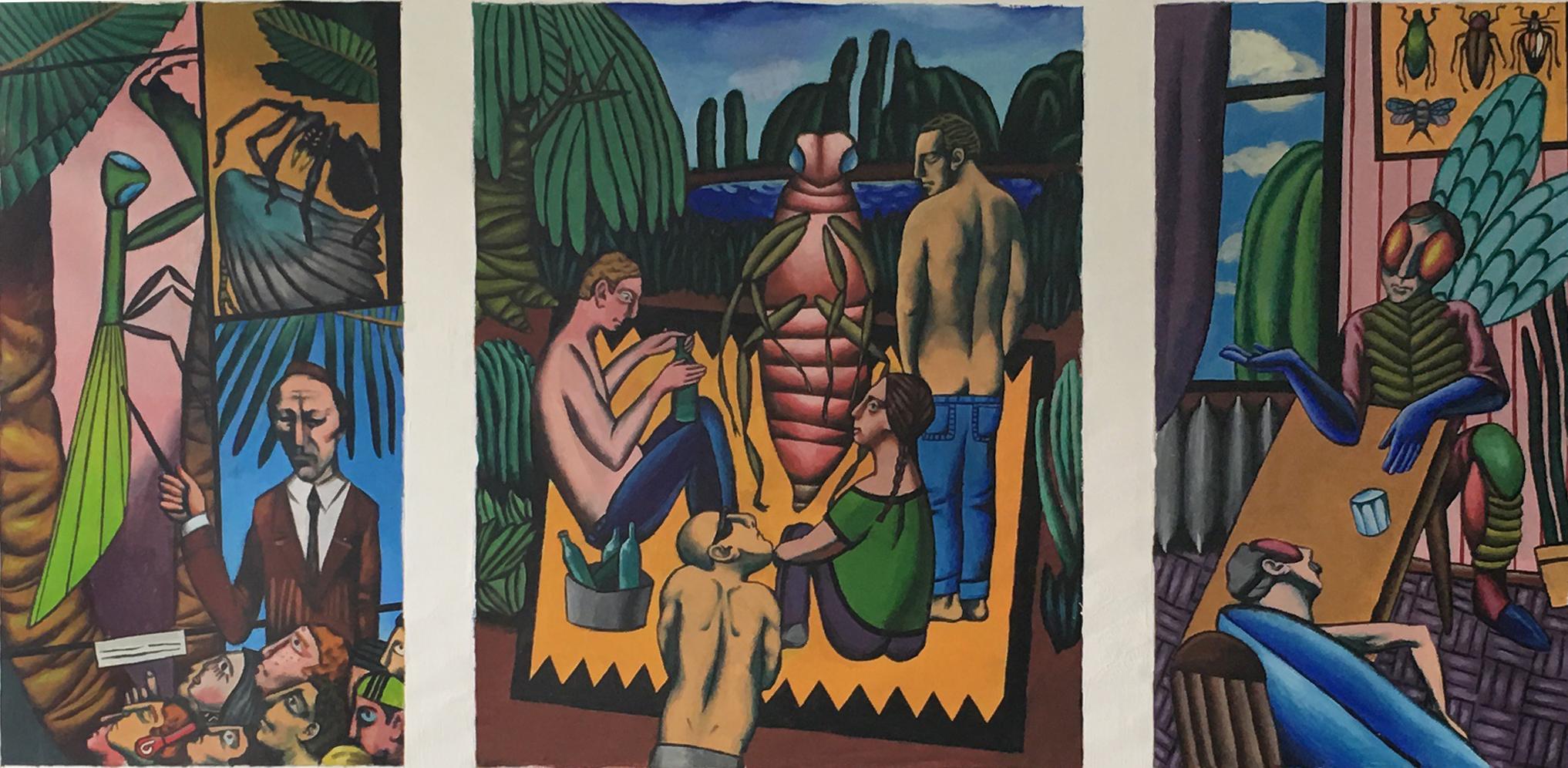 卡梅涅夫Ñ. Original modern art painting