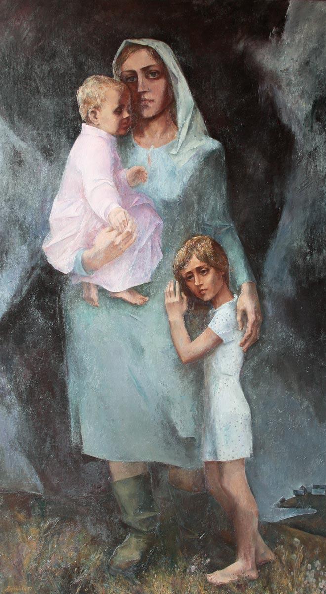 годы проблем. Original modern art painting