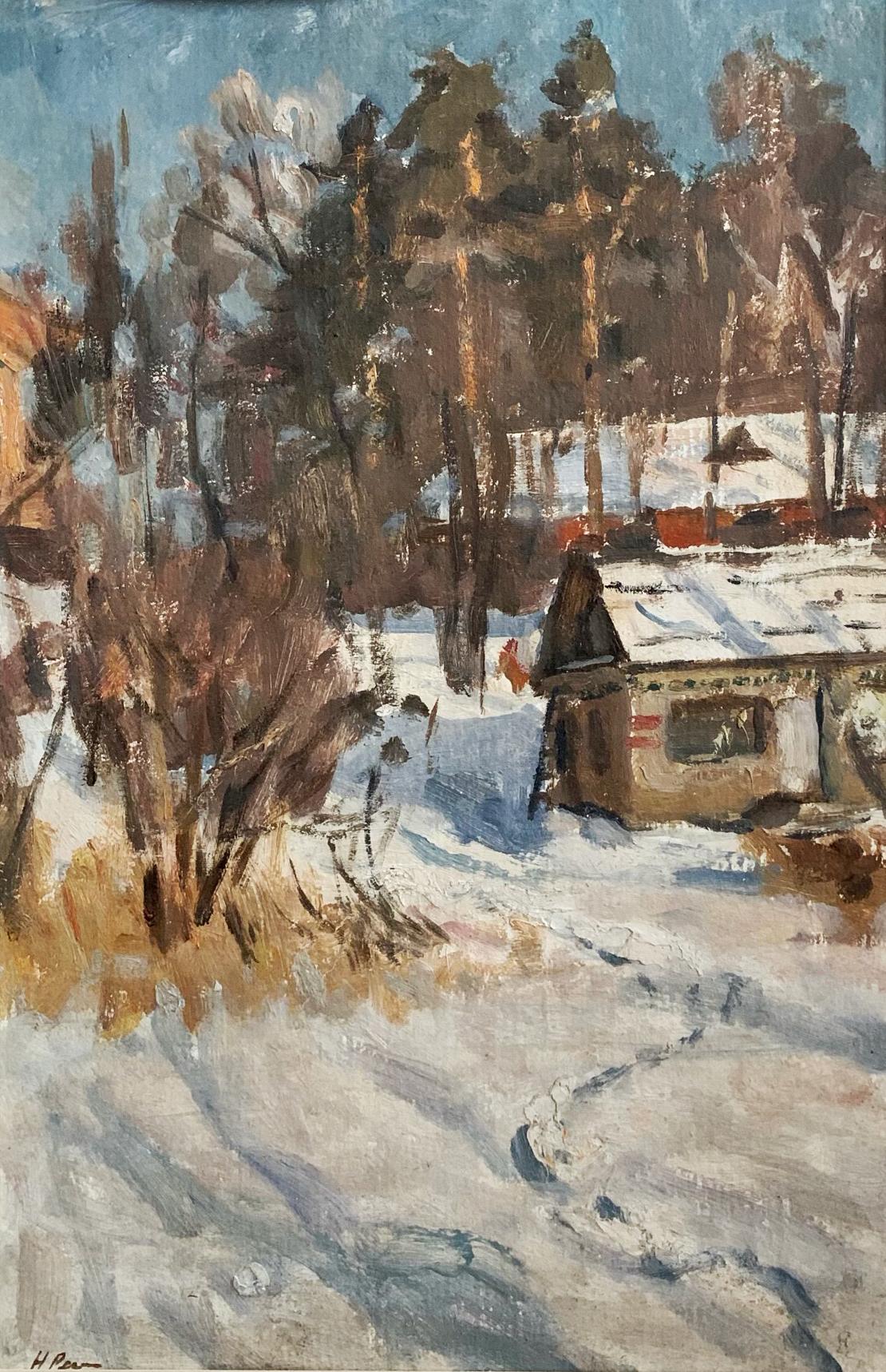 Солнечный день. Original modern art painting