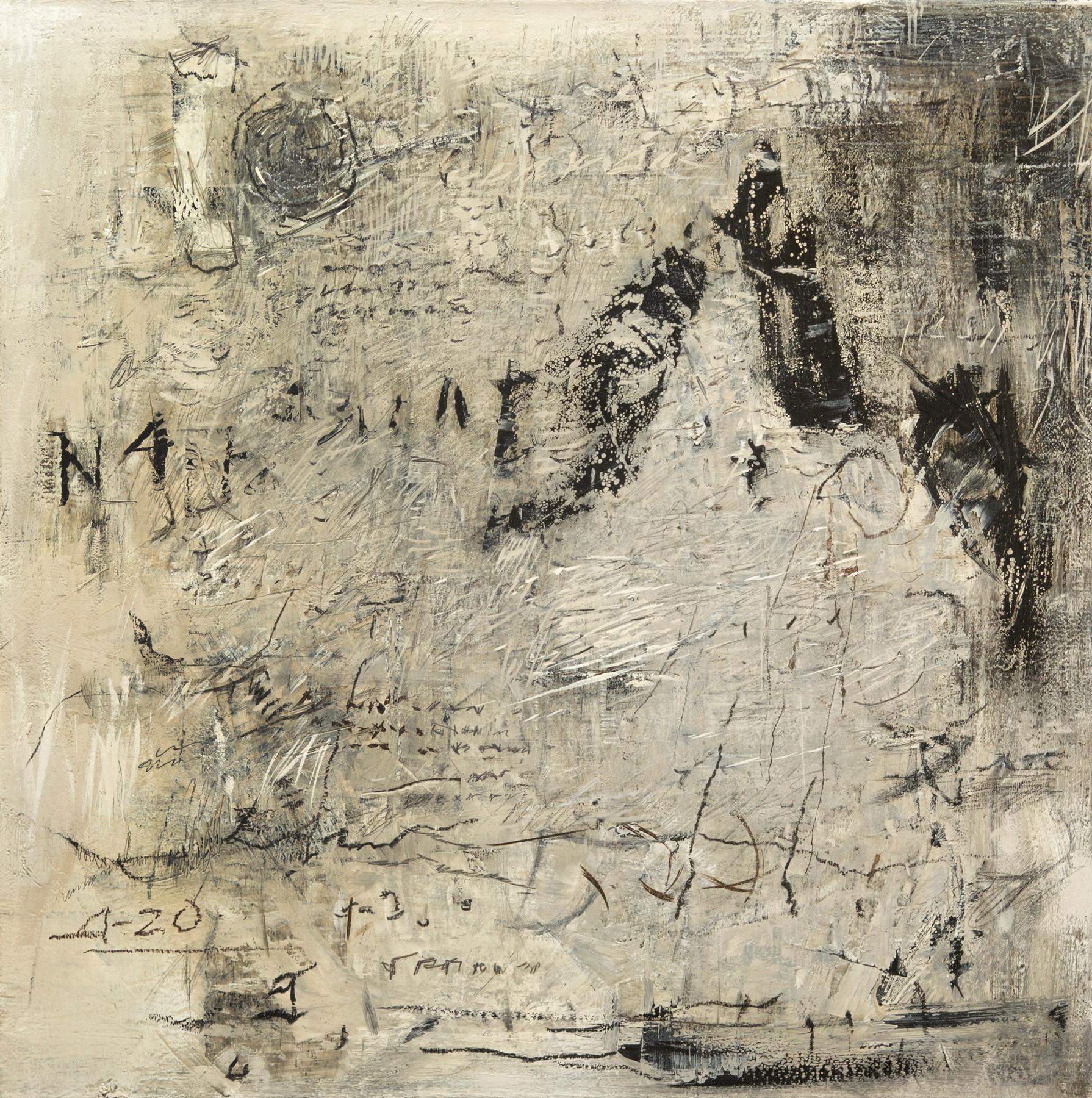Letters . Original modern art painting