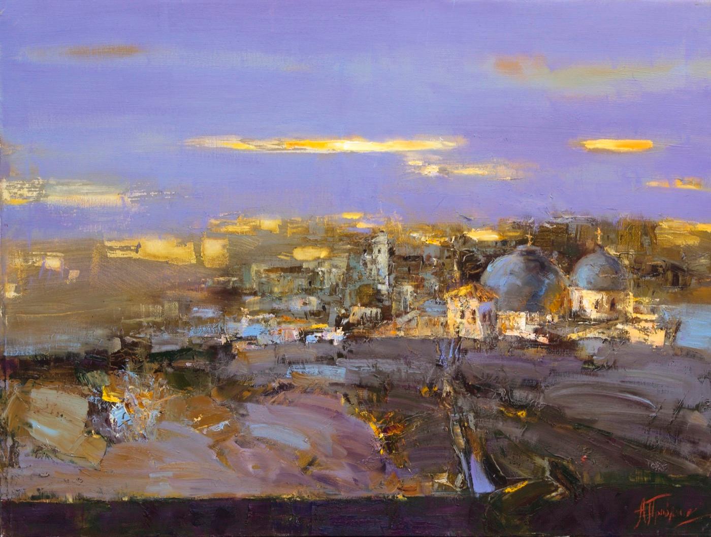 Jerusalem. Original modern art painting