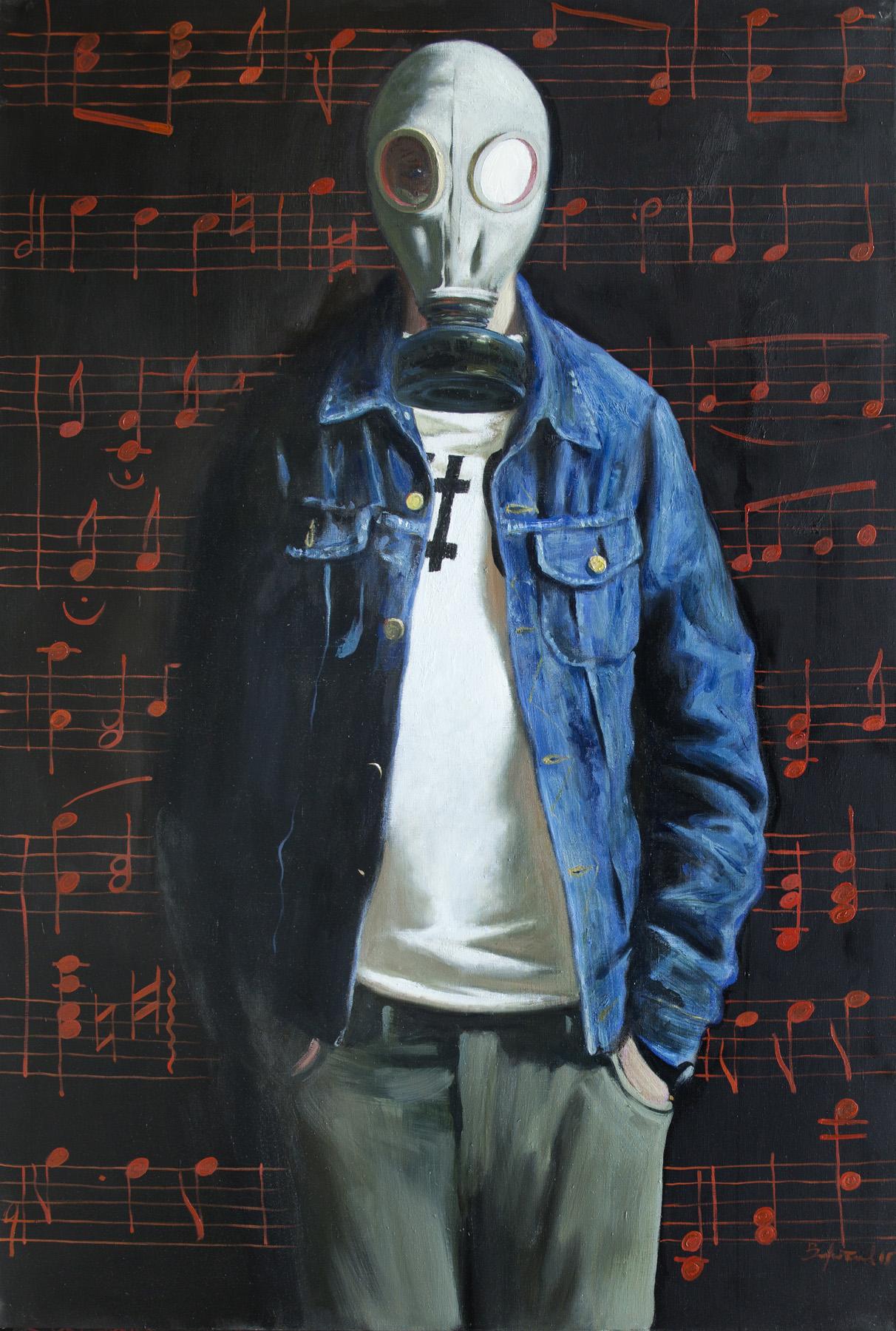 Music heroes. Original modern art painting