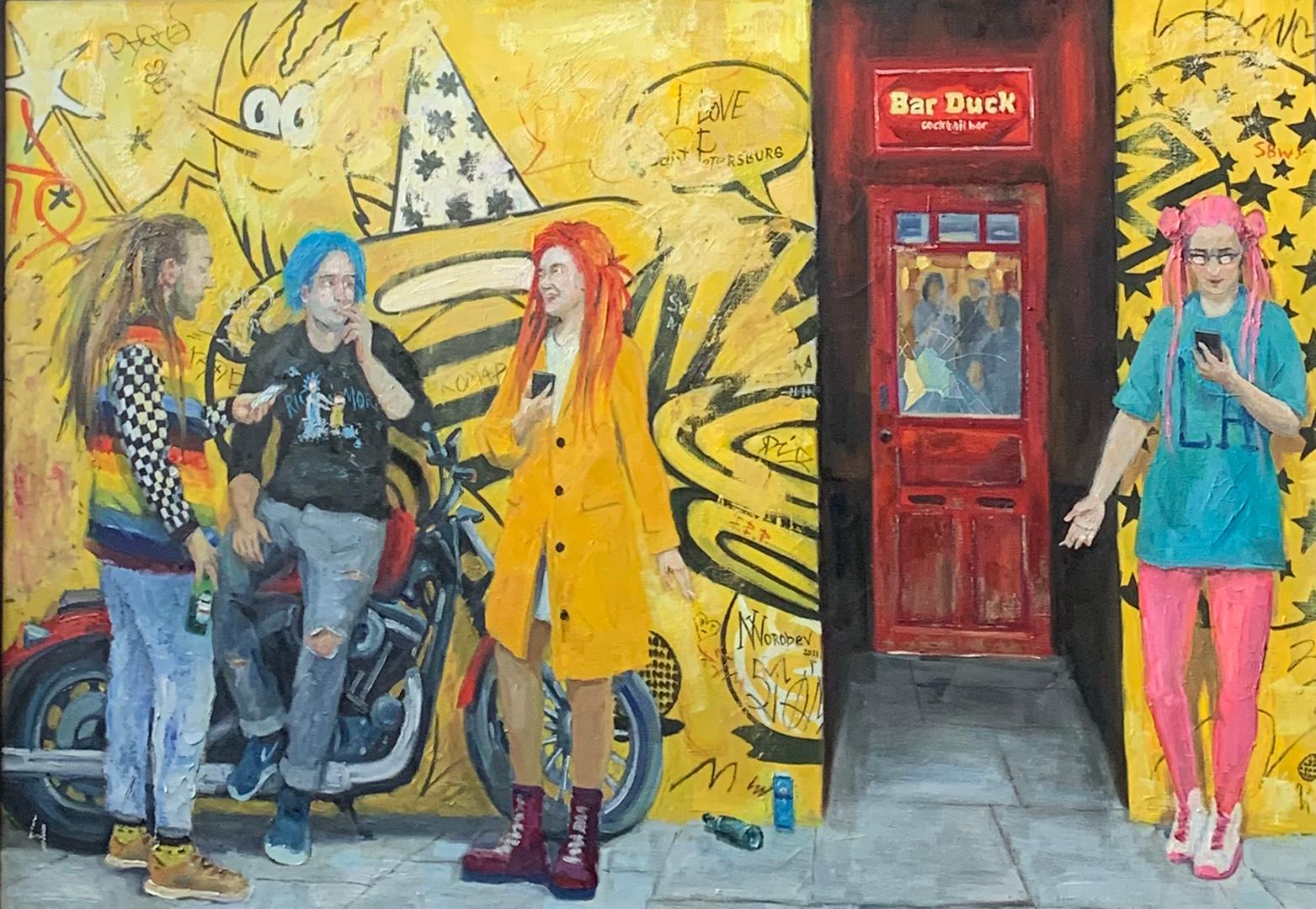 Воробьев Н. Original modern art painting
