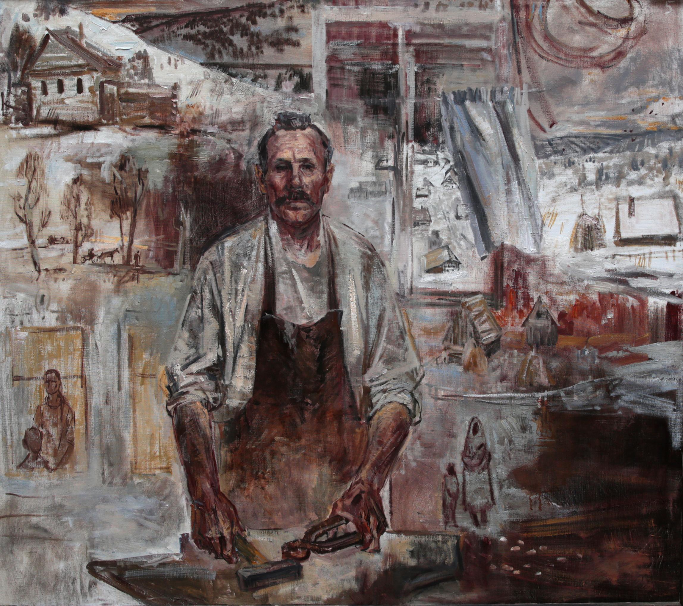 Ахджамова Е. . Original modern art painting