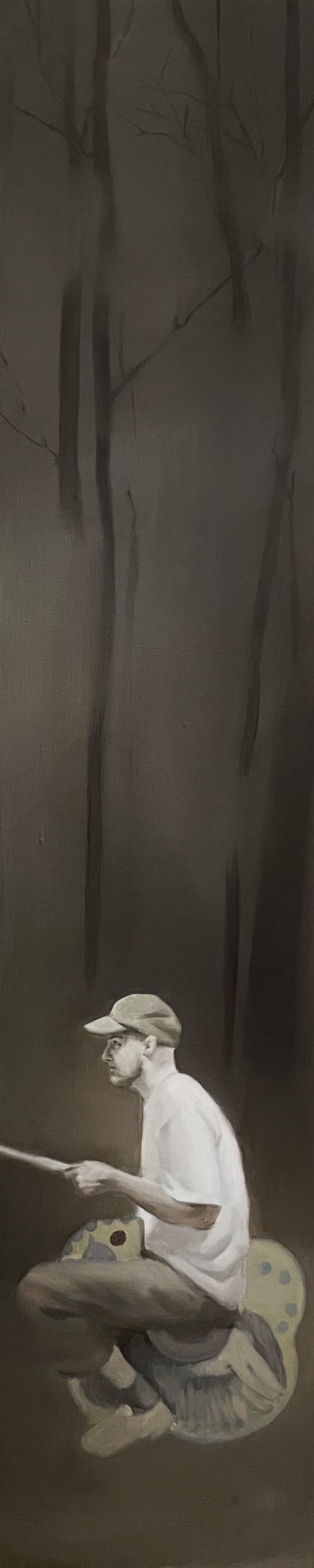 knight. Original modern art painting
