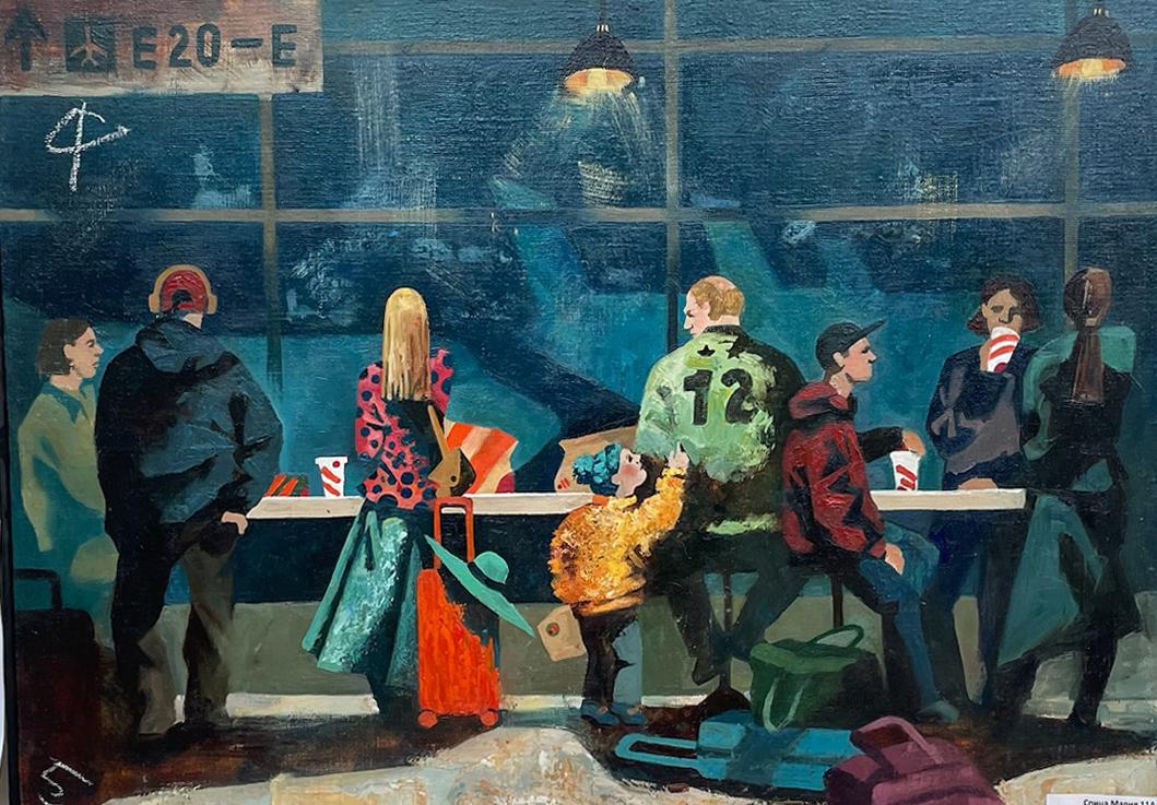 Spitza M. Original modern art painting