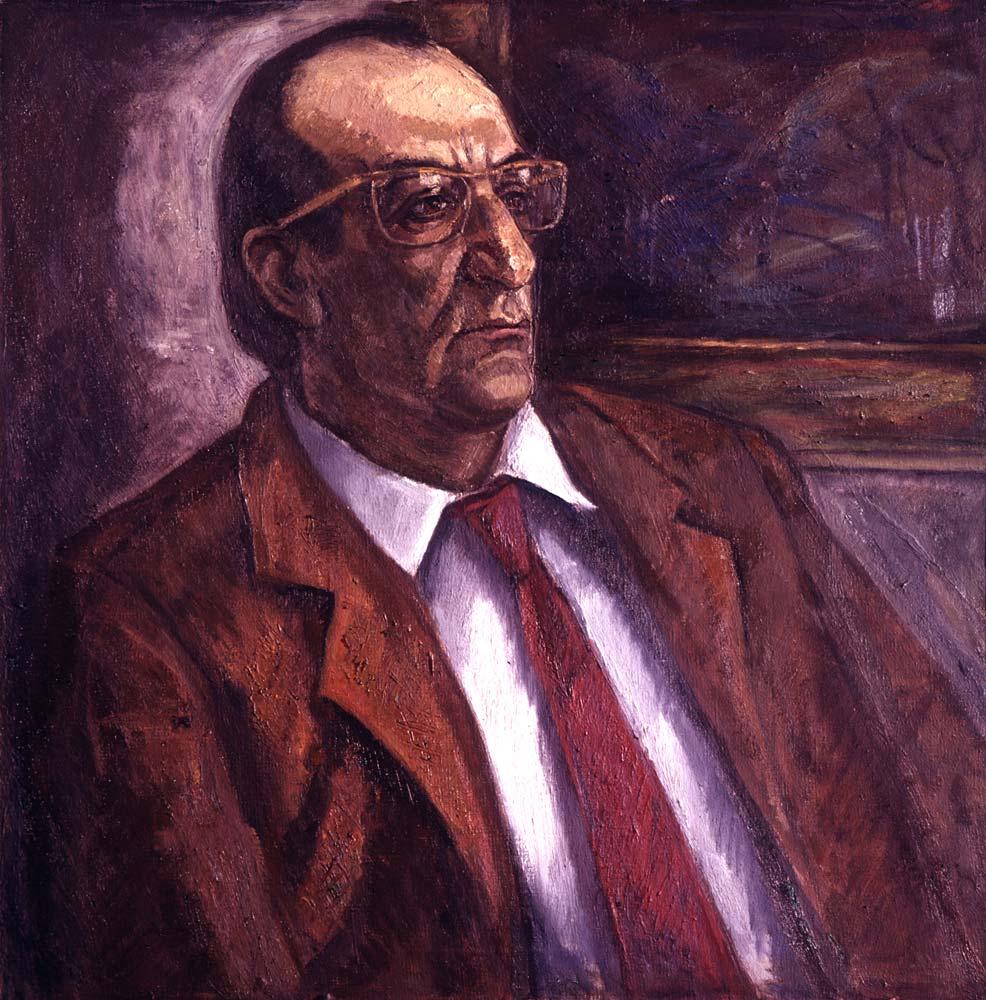 Tovstonogov's Portrait. Original modern art painting