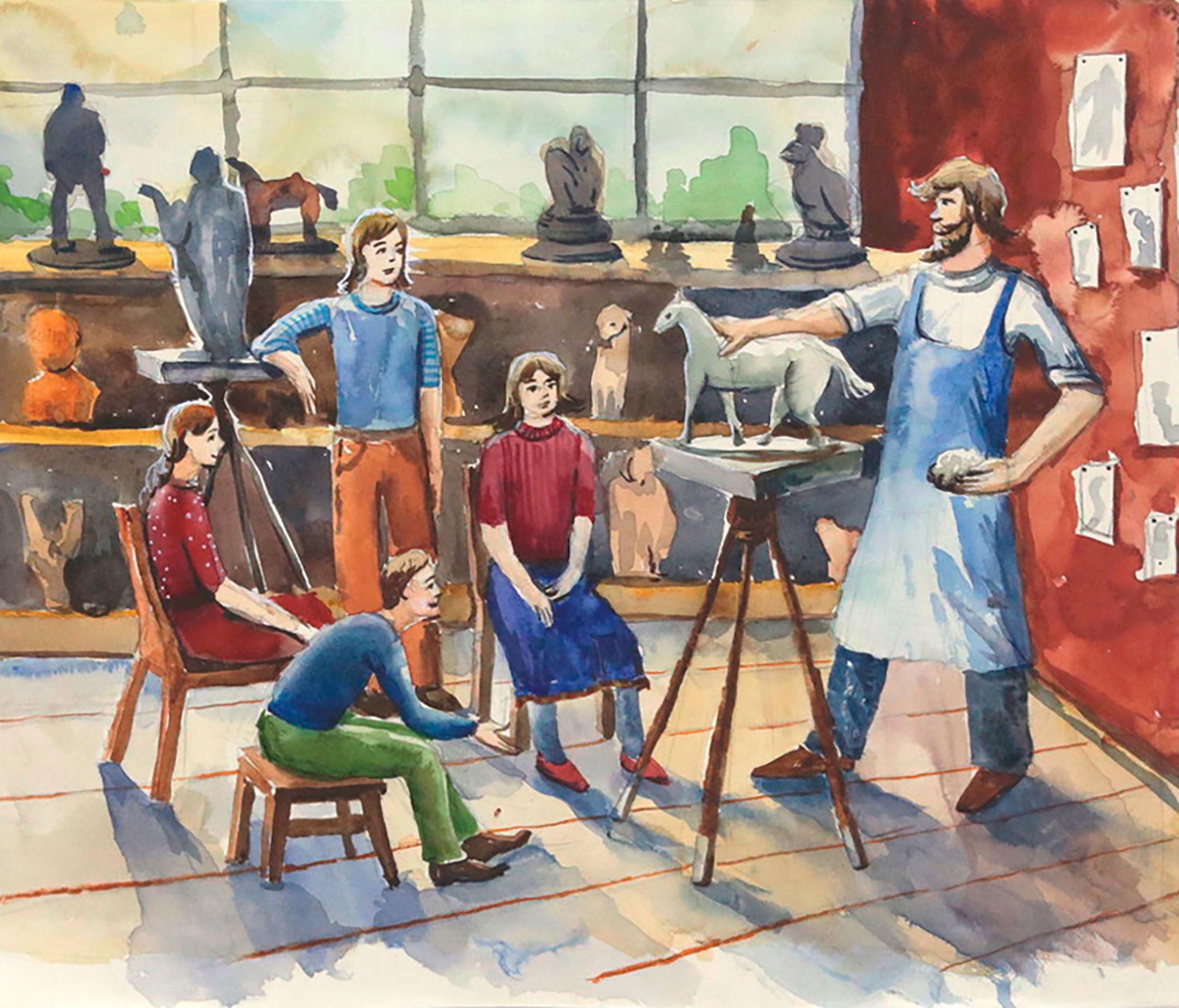 Гагарин Л. Original modern art painting
