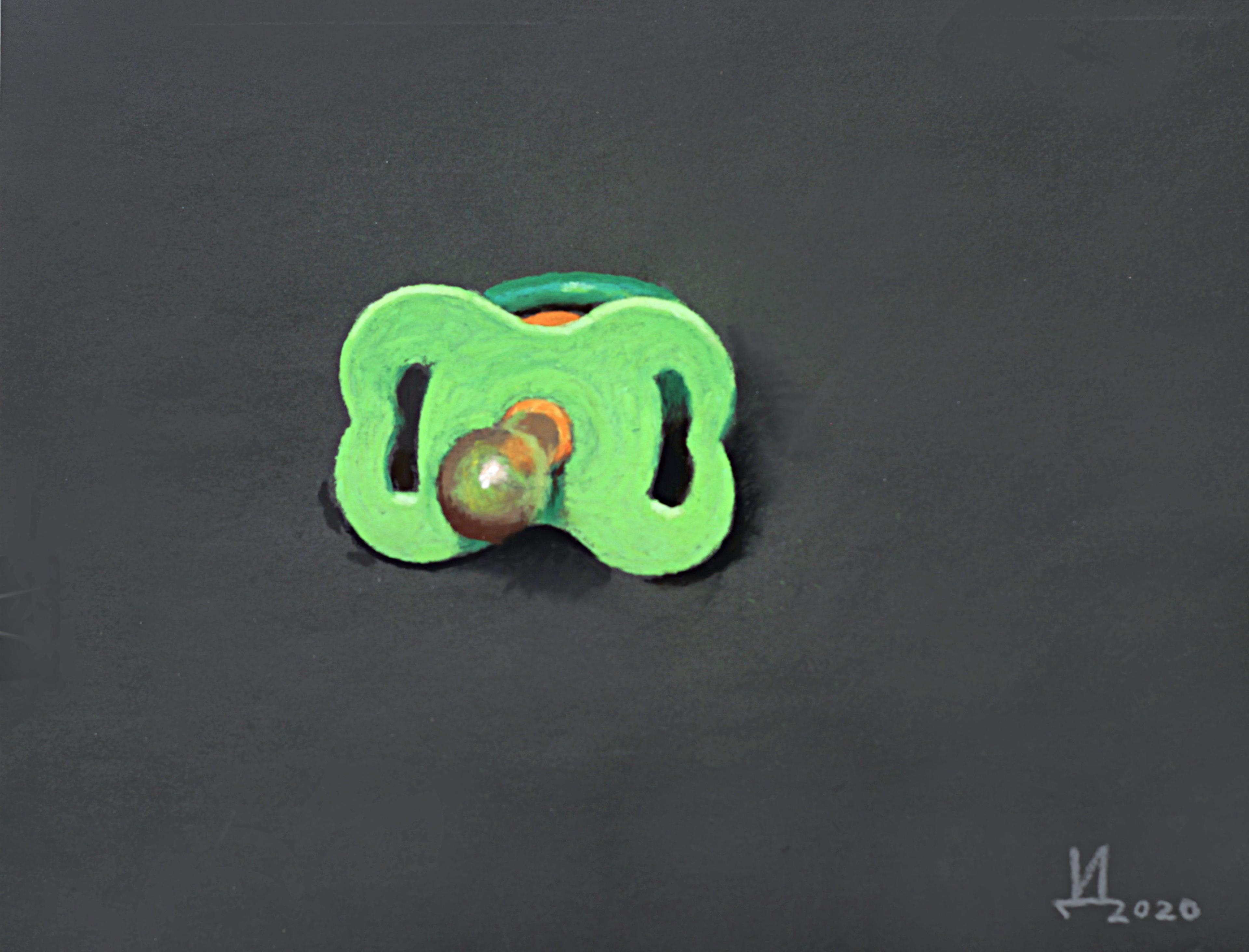 Pacifier . Original modern art painting