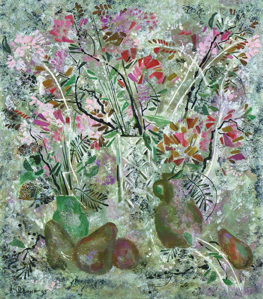 春花. Original modern art painting