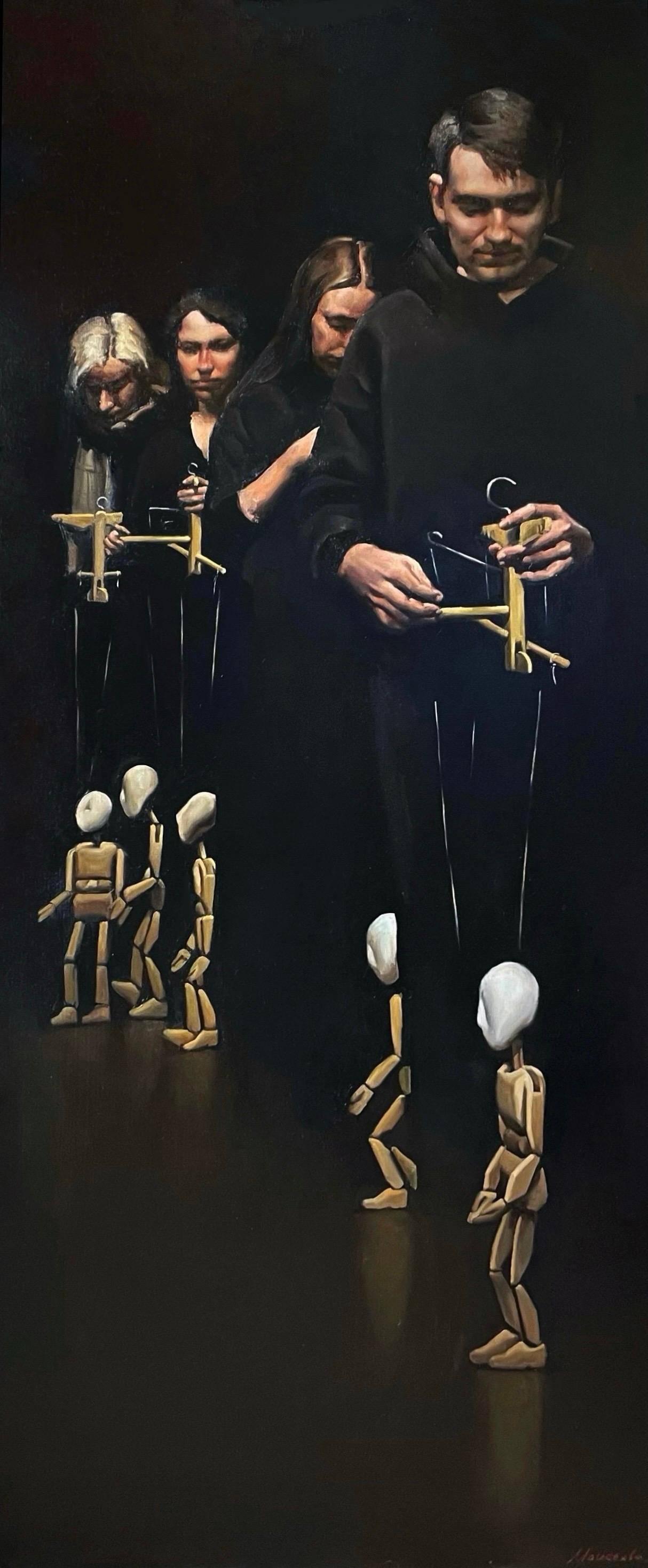 The Marionette Theater 0.2. Original modern art painting