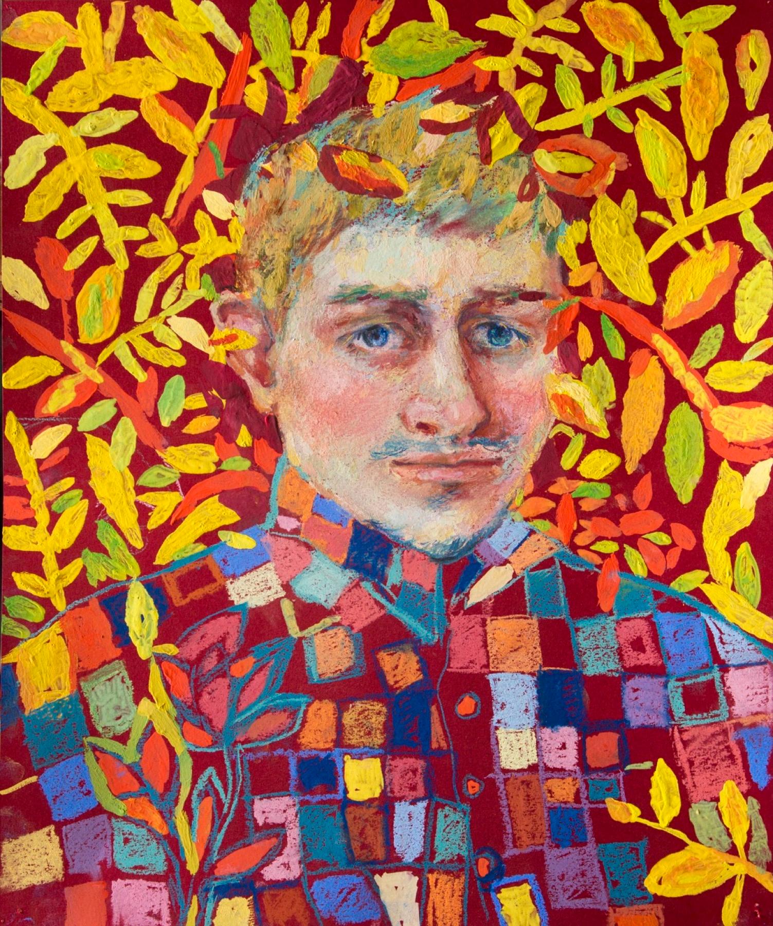 Алексей в раю. Original modern art painting