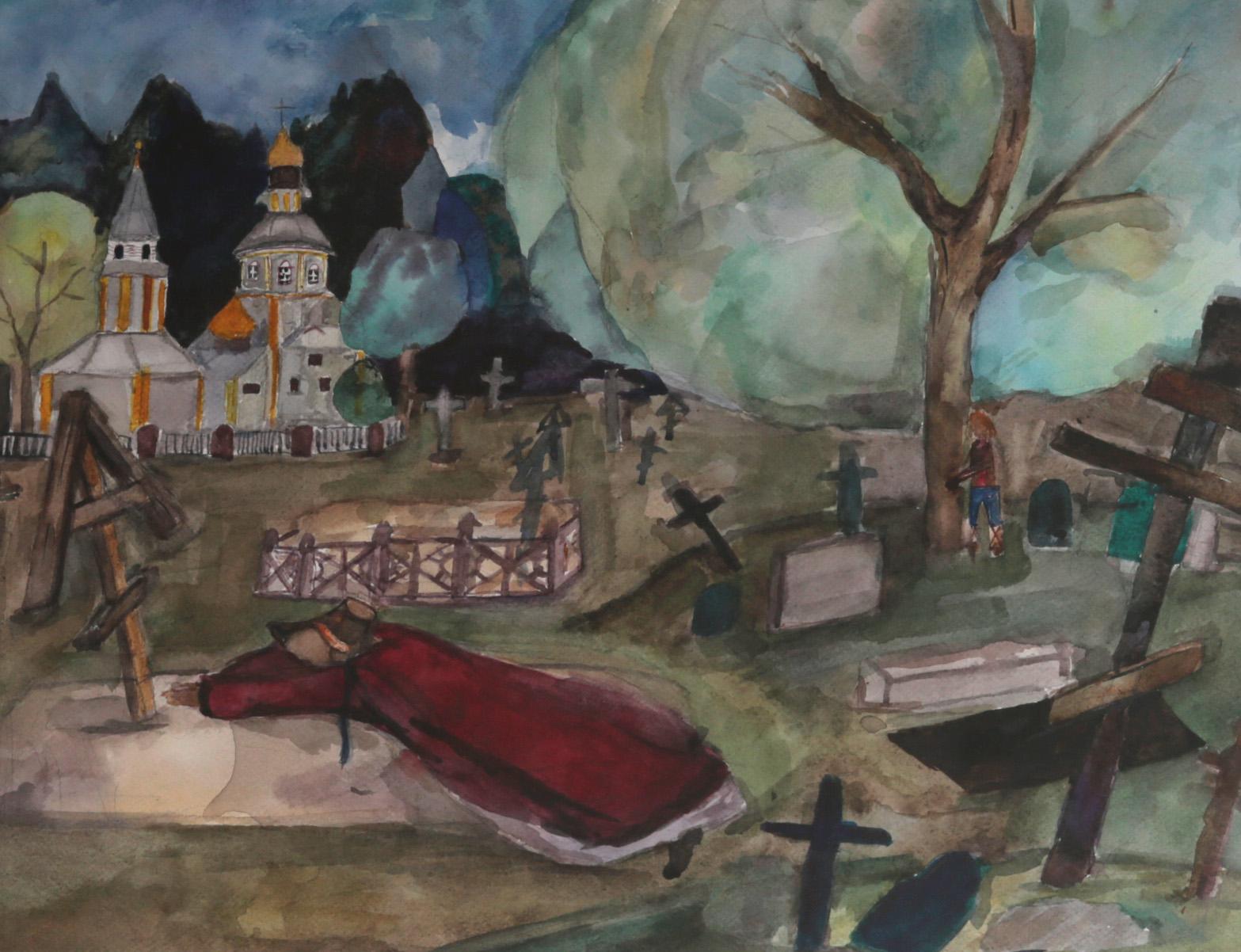 Khaphizova Z. Original modern art painting