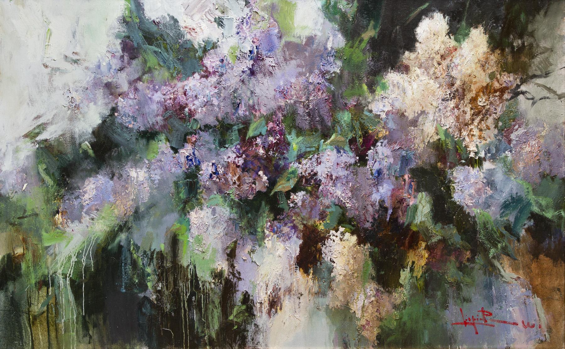 Lilac. Original modern art painting