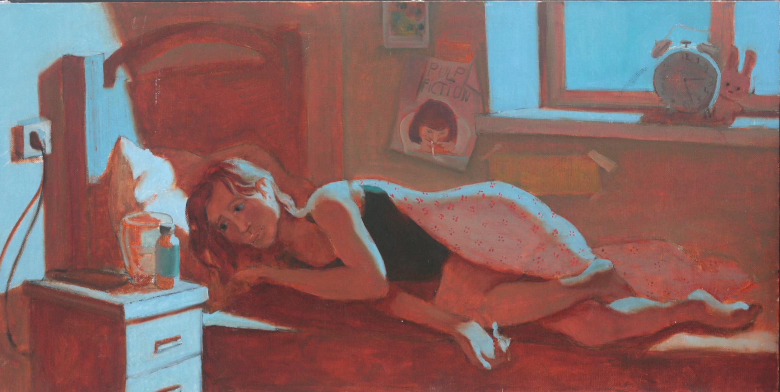 Malenkov . Original modern art painting