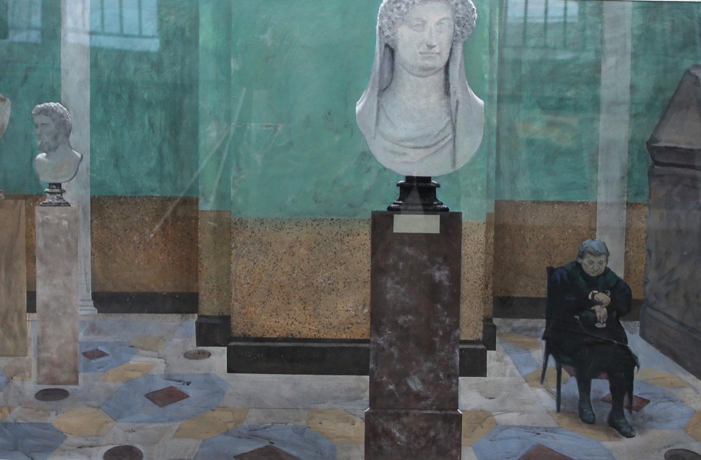 1986. Original modern art painting