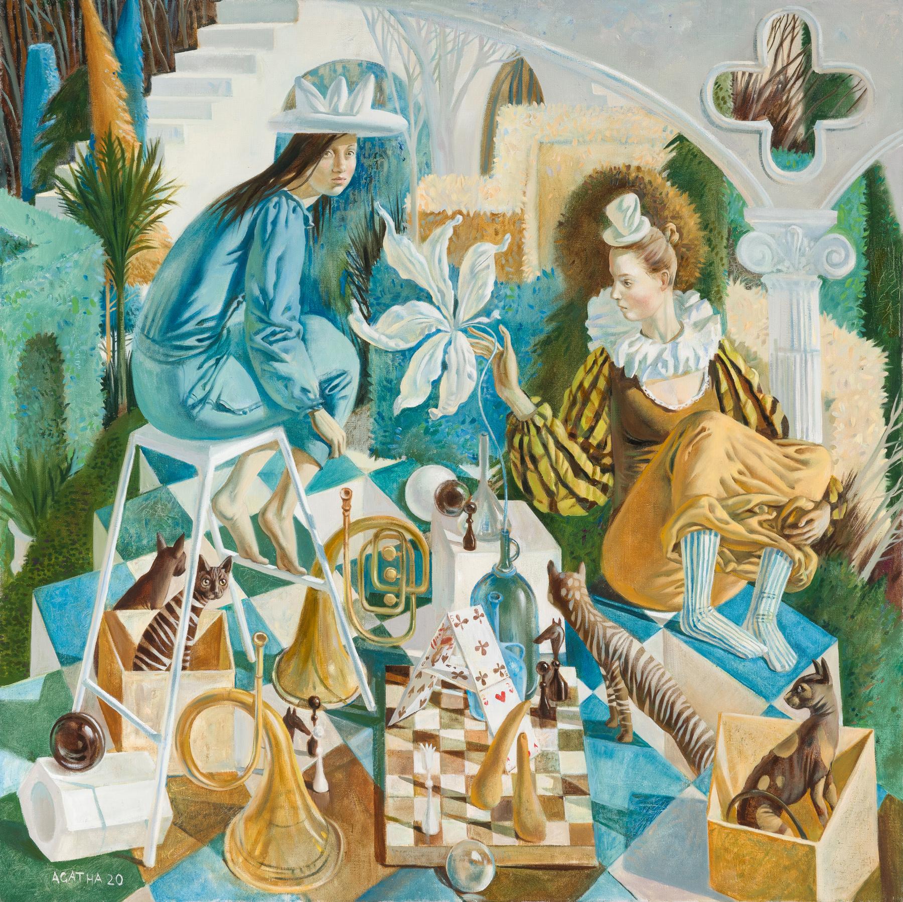 Пространтсво. Original modern art painting