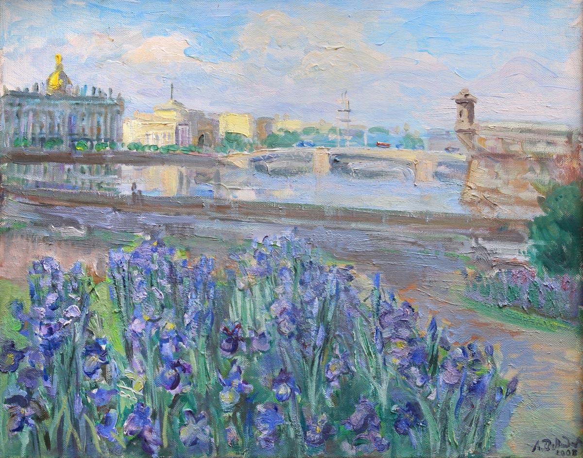 Санкт-Петербург. Original modern art painting