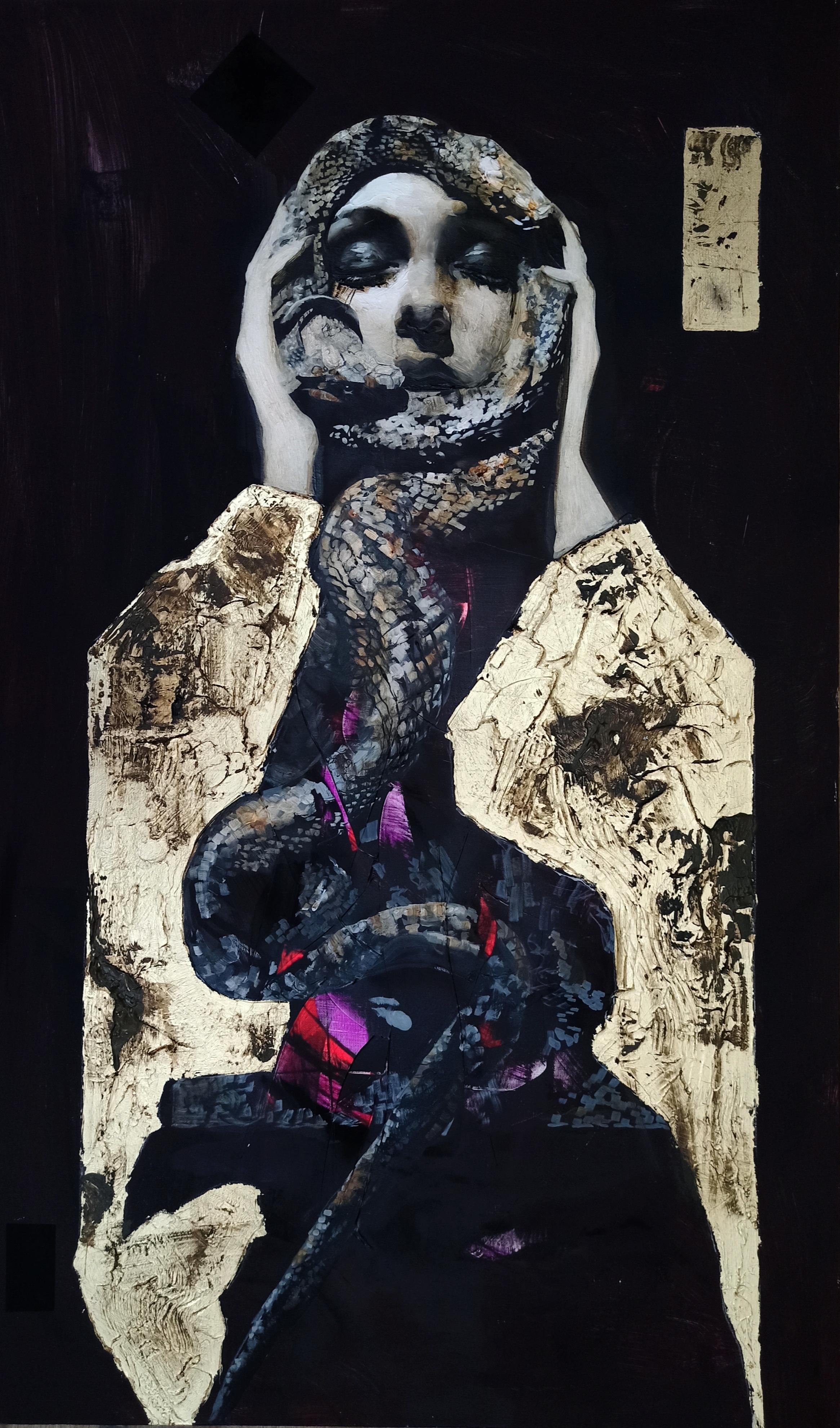 Mind. Original modern art painting